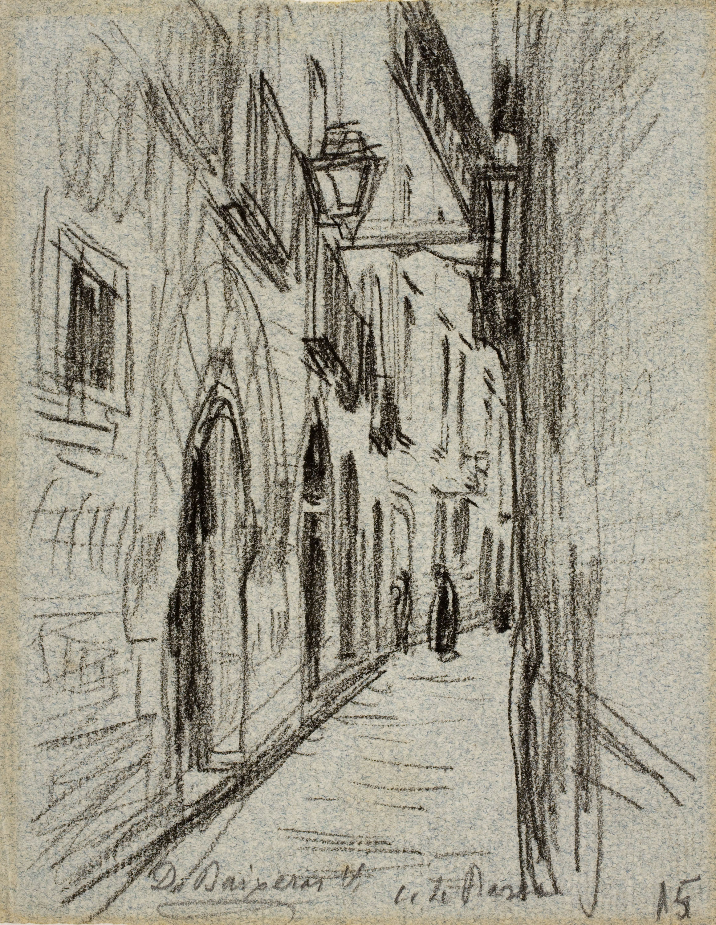 image for: Dionís Baixeras - Carrer de Basea - Cap a 1908