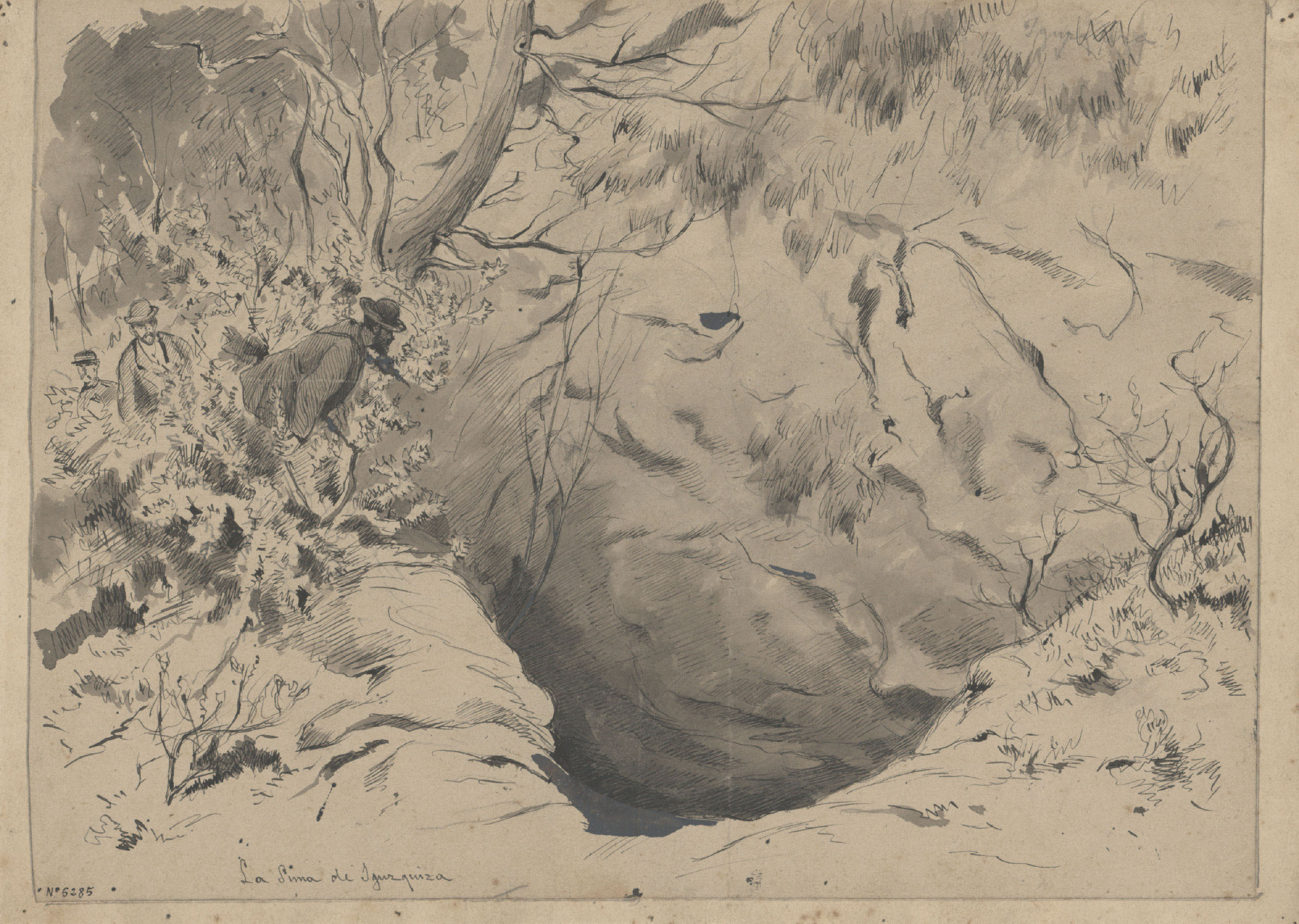 image for: Josep Lluís Pellicer - La sima de Iguzquiza - 1876