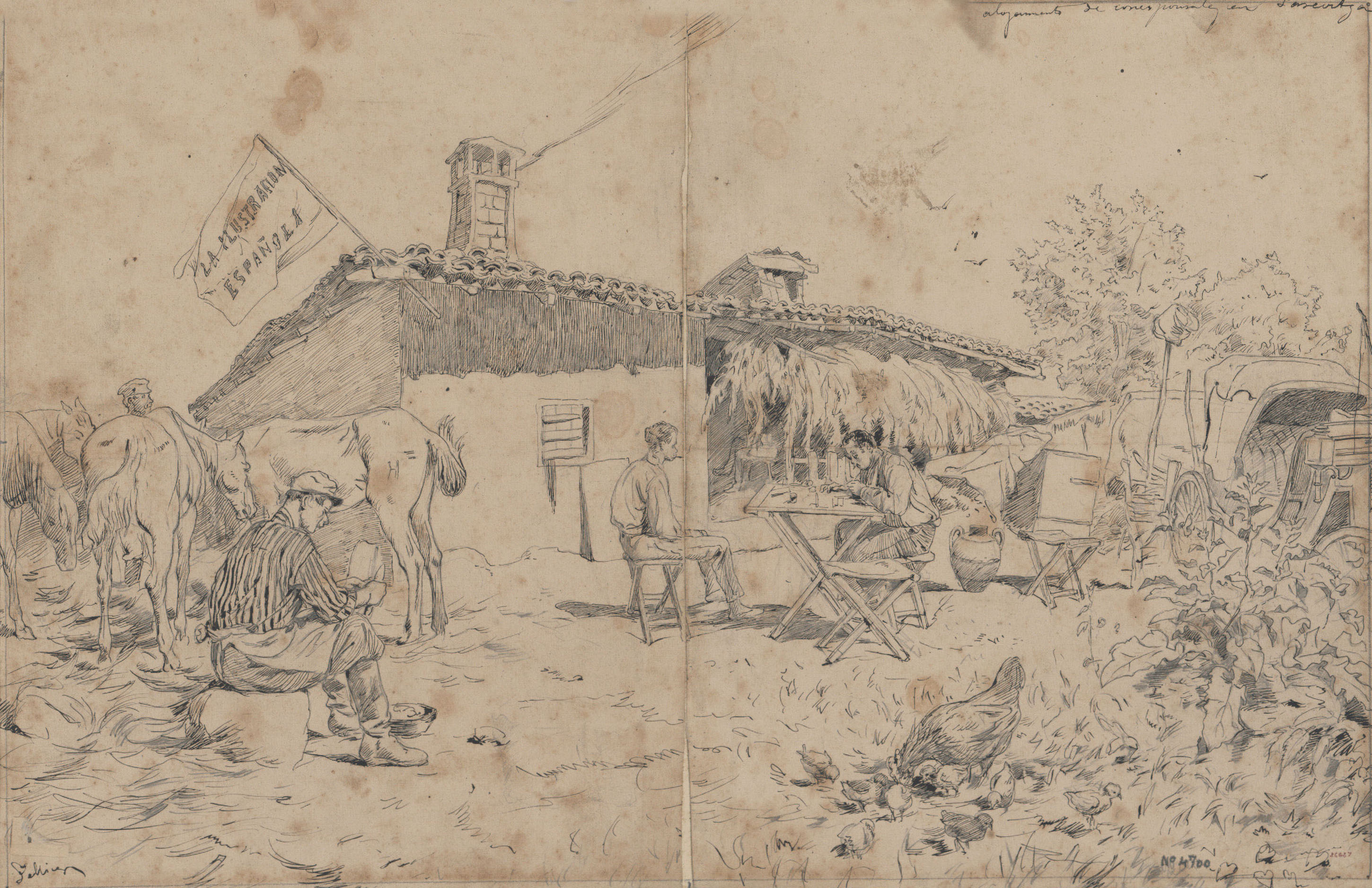 image for: Josep Lluís Pellicer - Paso de la Ruchitza por la artilleria de la division Dragomirof - 1877