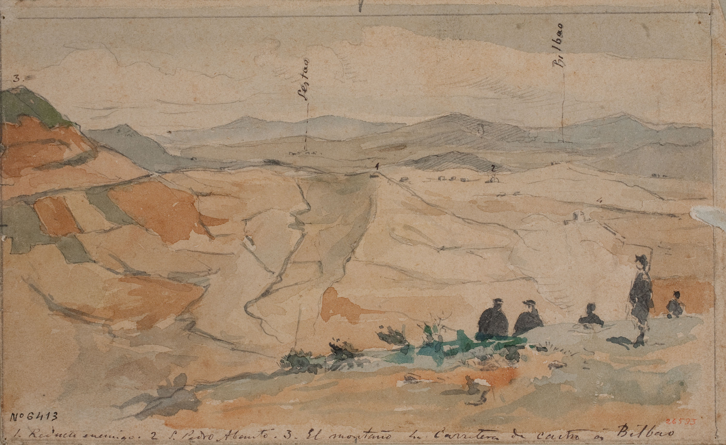 image for: Josep Lluís Pellicer - Vista muntanyenca - 1874