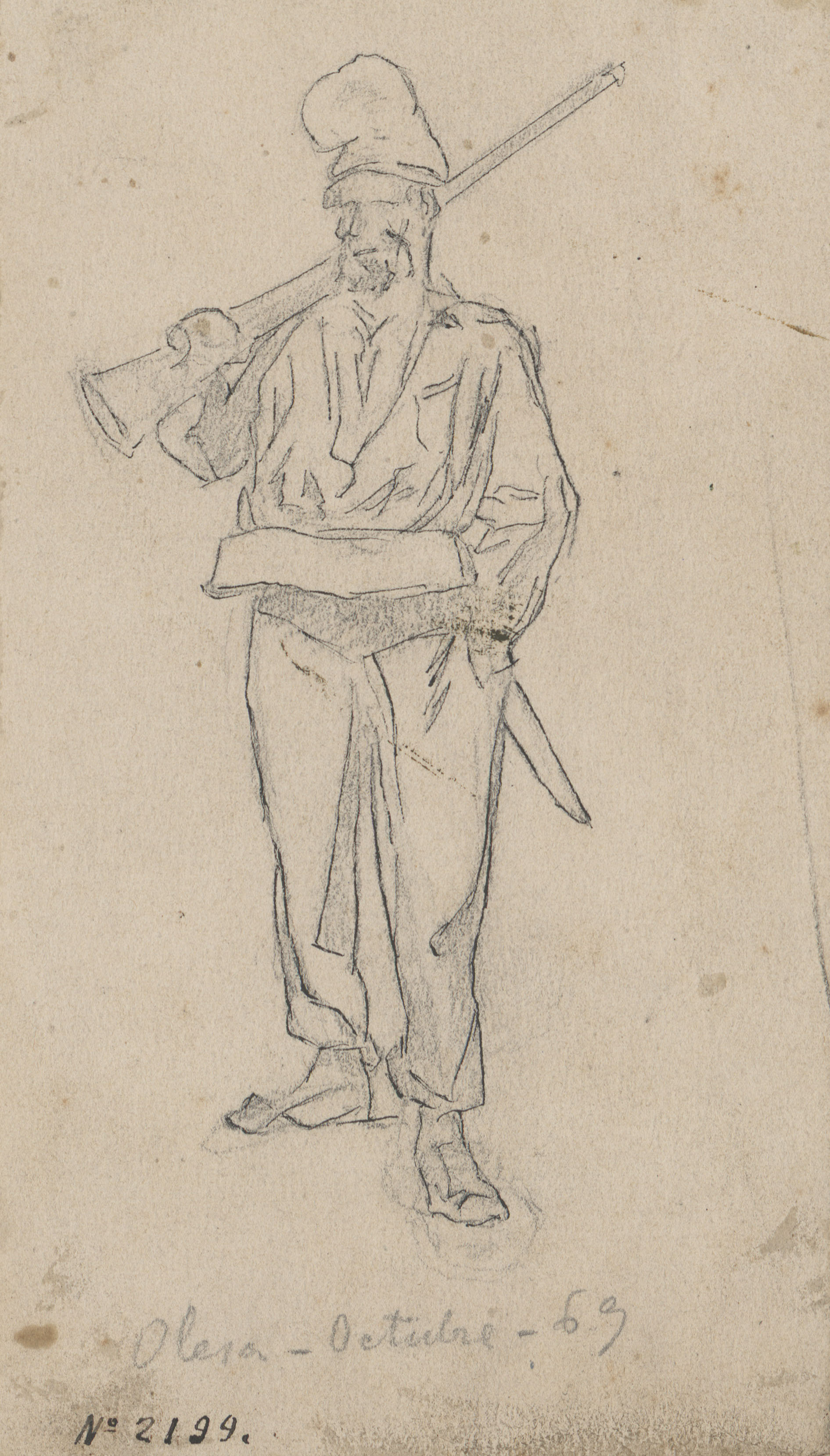 image for: Josep Lluís Pellicer - Miquelet d&#039;Olesa - 1869