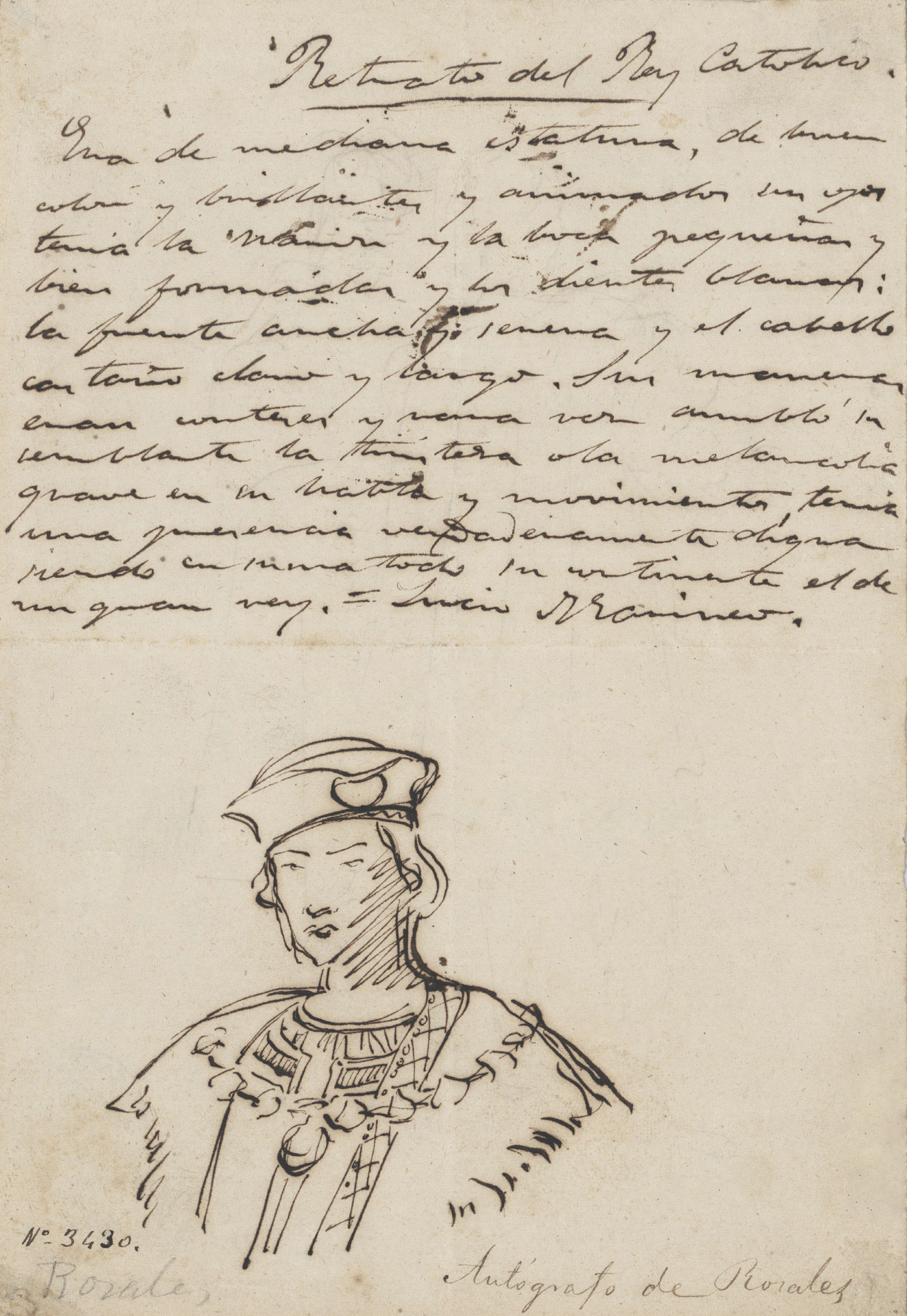 image for: Eduardo Rosales - Estudi per al quadre «Isabel la Catòlica dictant el seu testament» (anvers) / Estudi per al quadre «Isabel la Catòlica dictant el seu testament» (revers) - 1863
