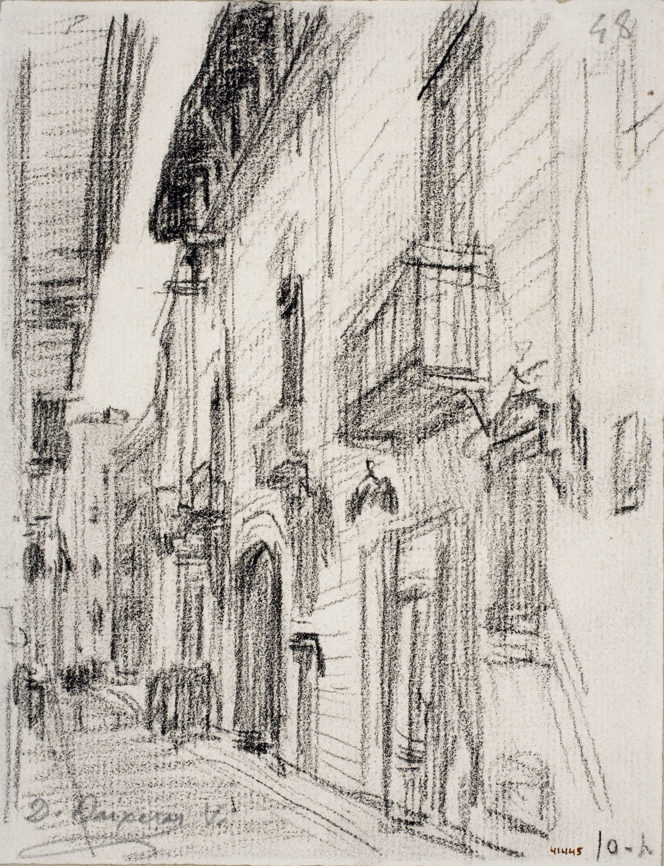 image for: Dionís Baixeras - Carrer de Mercaders. Casa Padellàs - Cap a 1908