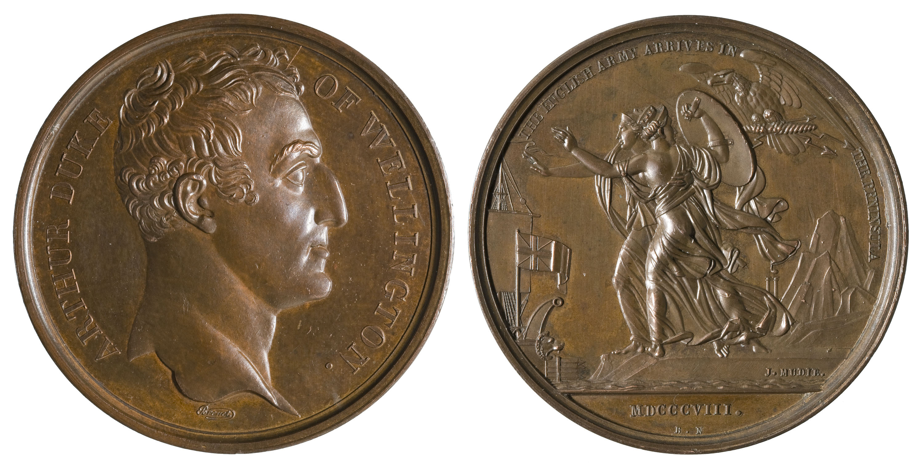 image for: James Mudie - Arribada a la Península dels anglesos (1808) - 1820