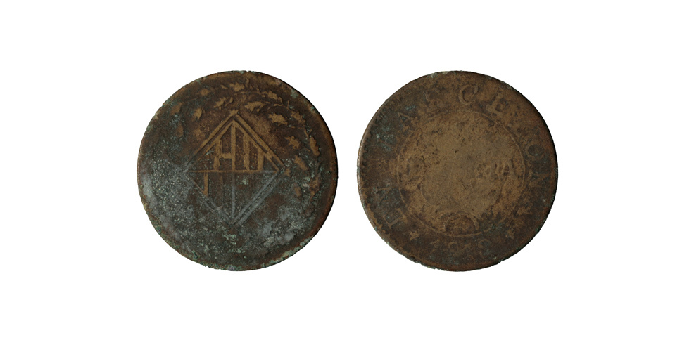 image for: Ocupació francesa - 1 pesseta - 1810