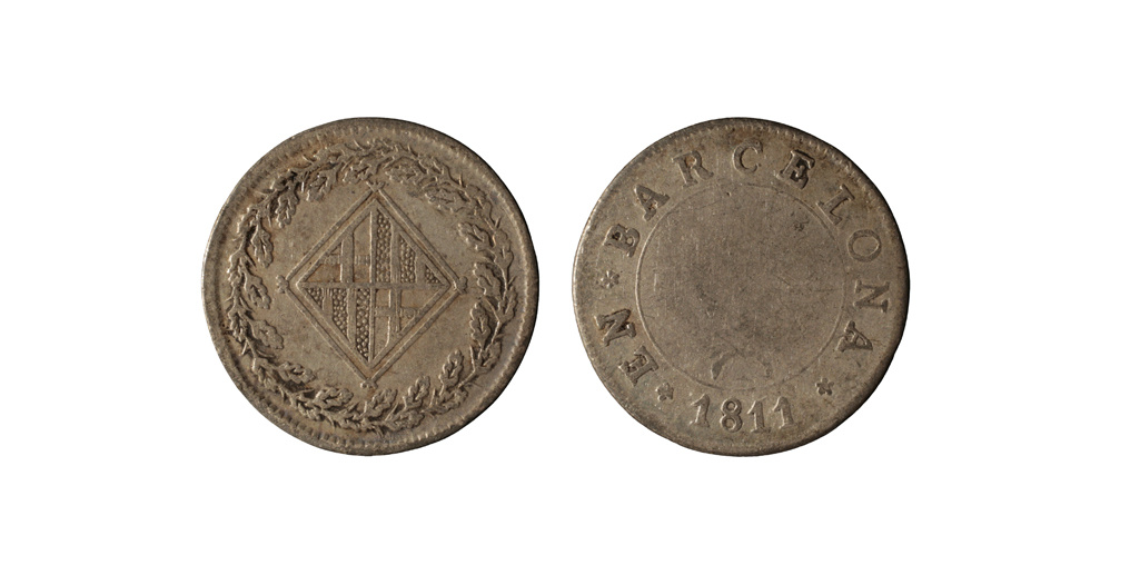 image for: Ocupació francesa - 1 pesseta - 1811