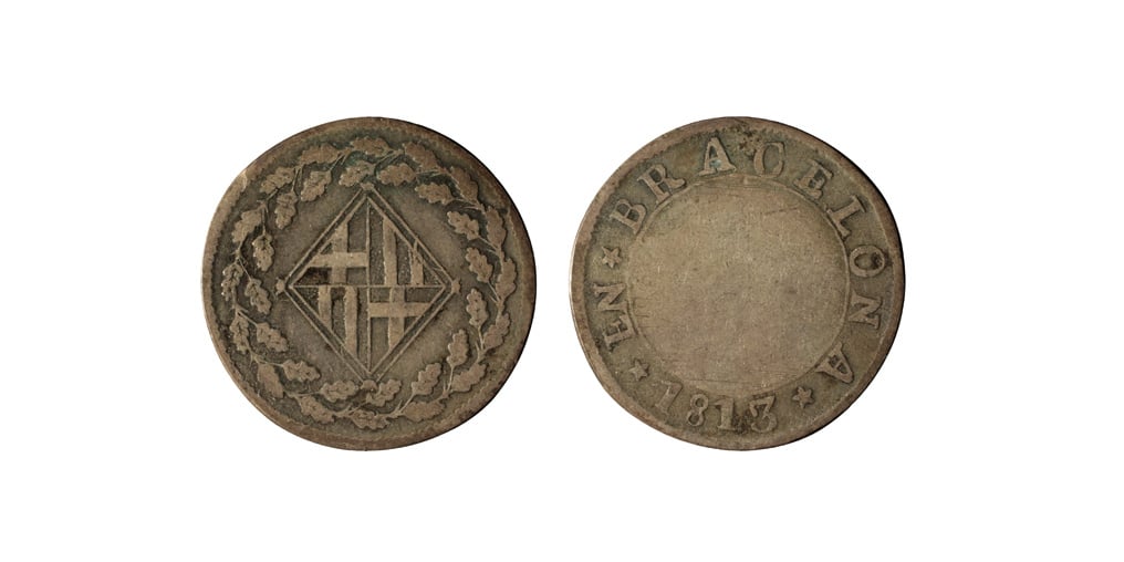 image for: Ocupació francesa - 1 pesseta - 1813