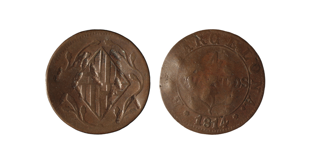 image for: Ocupació francesa - 4 quartos - 1814