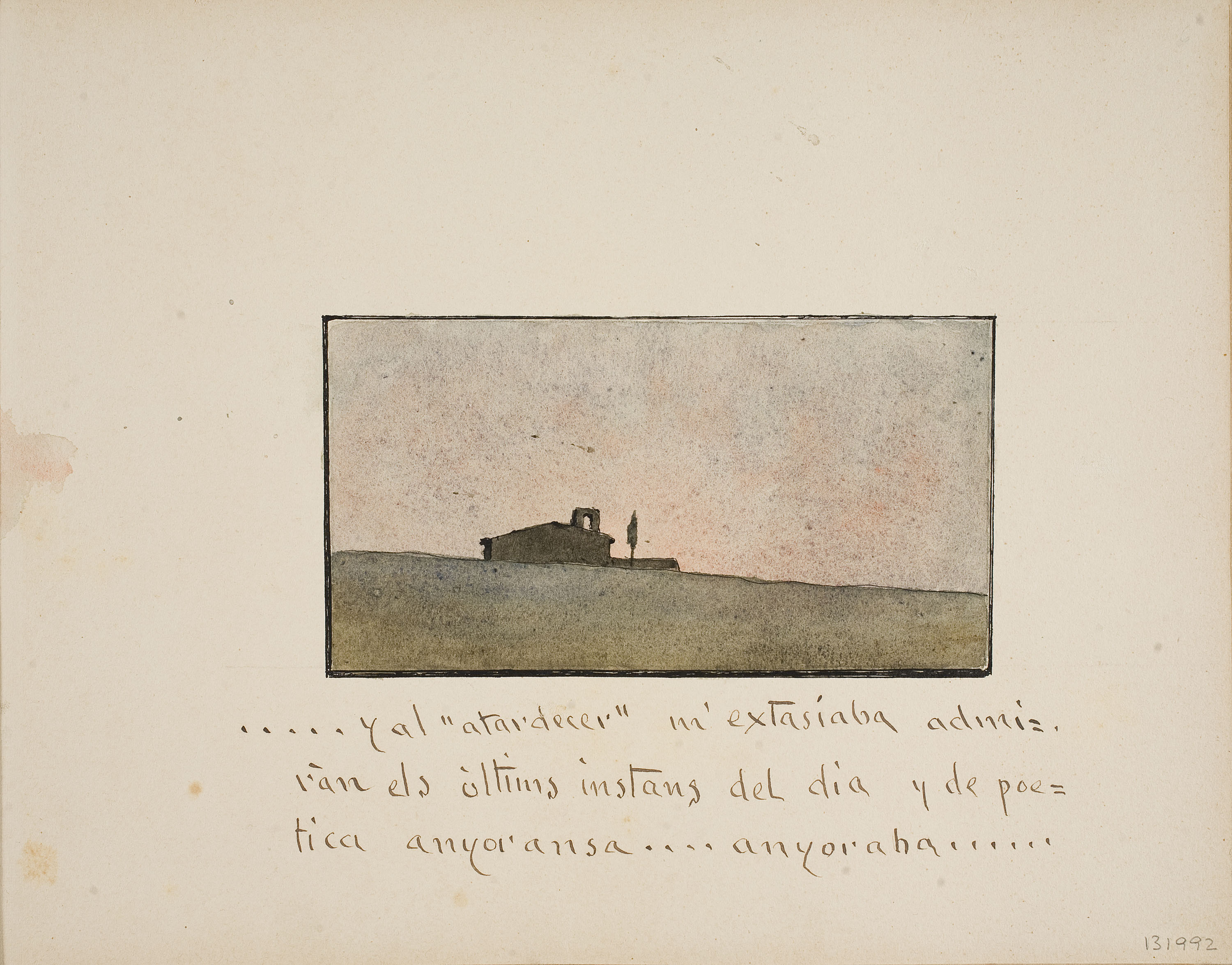 image for: Modest Urgell - Capvespre - 1918