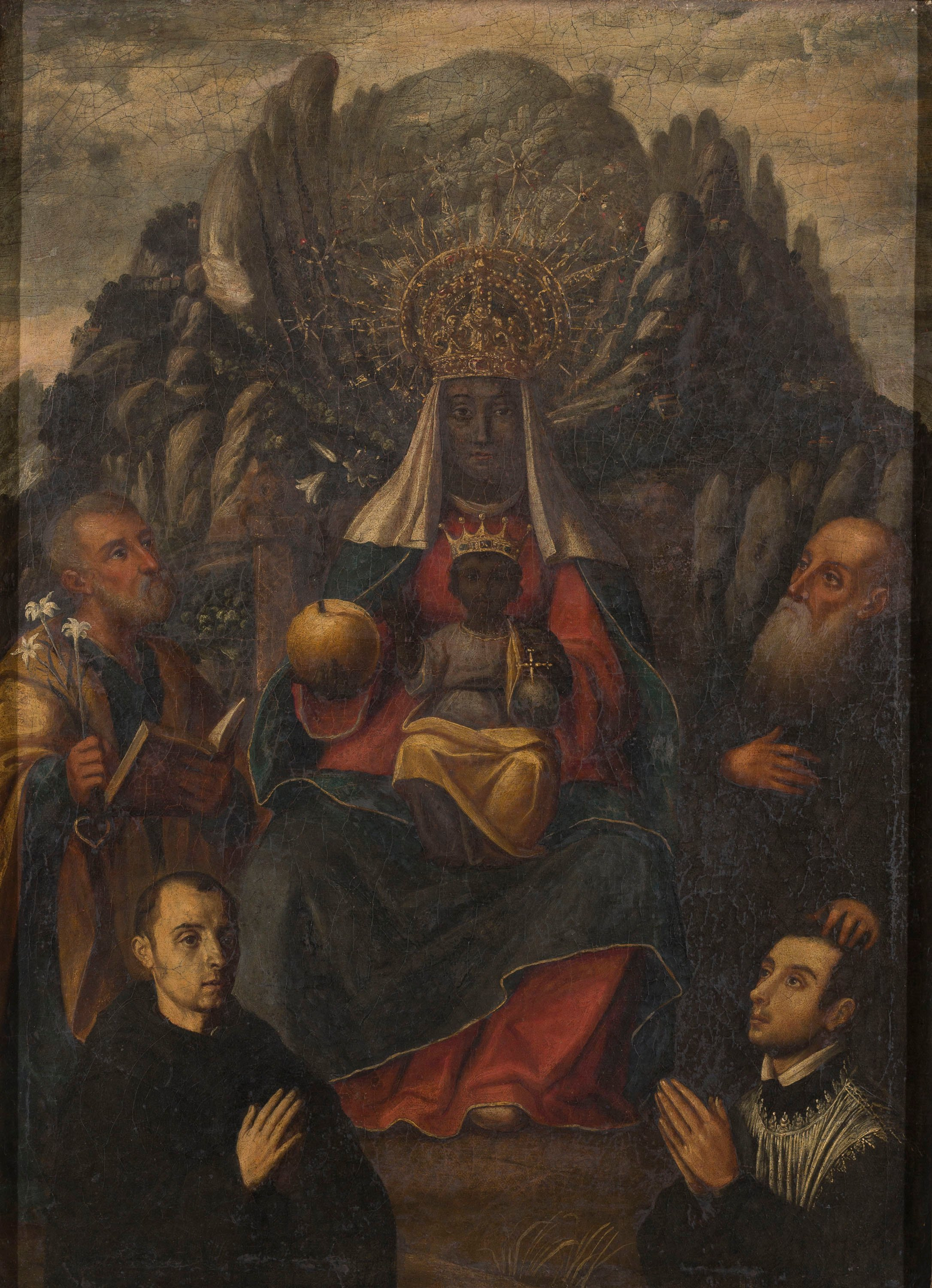 image for: Anònim - Mare de Déu de Montserrat - Primera meitat del segle XVII