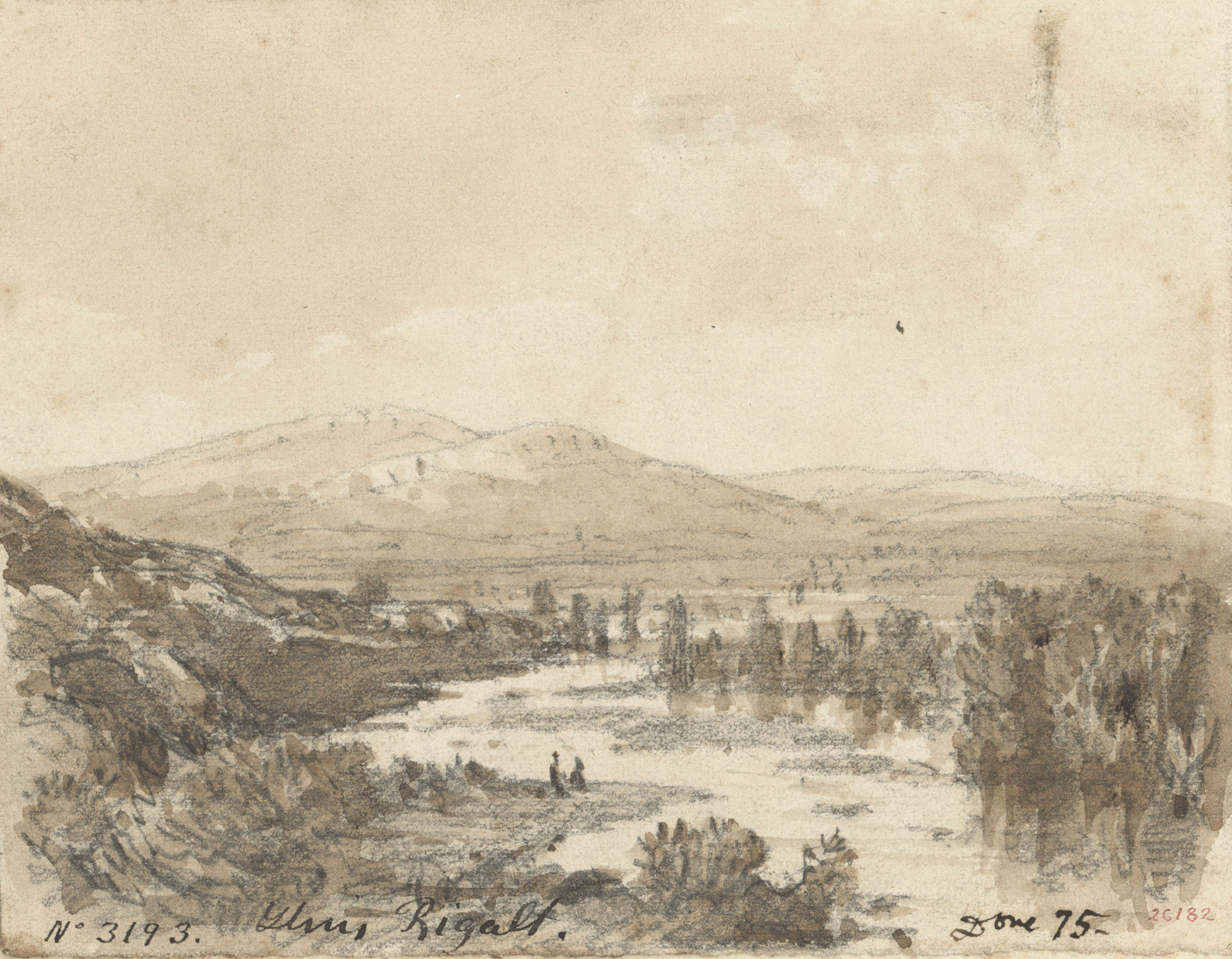 image for: Lluís Rigalt - Paisatge - Desembre de 1875