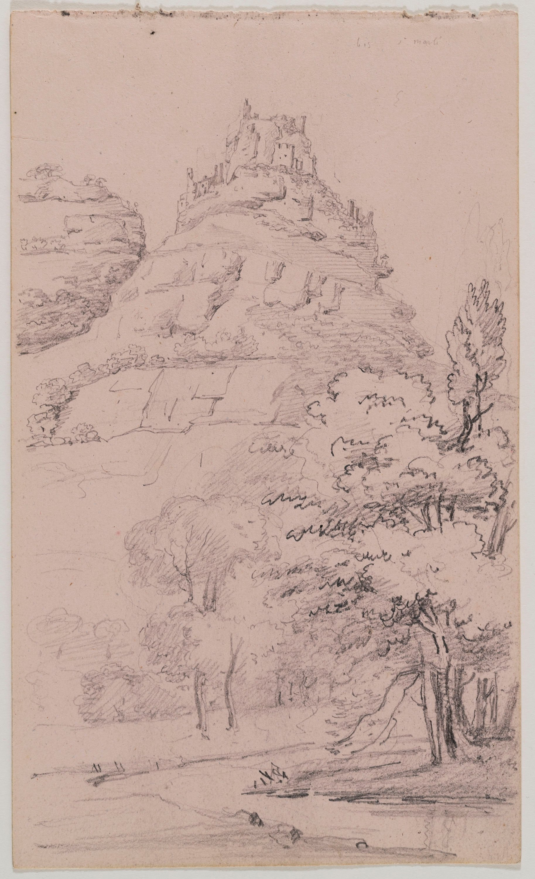 image for: Adolphe Hedwige Alphonse Delamare - Castell de Sant Martí de Centelles - Cap a 1826