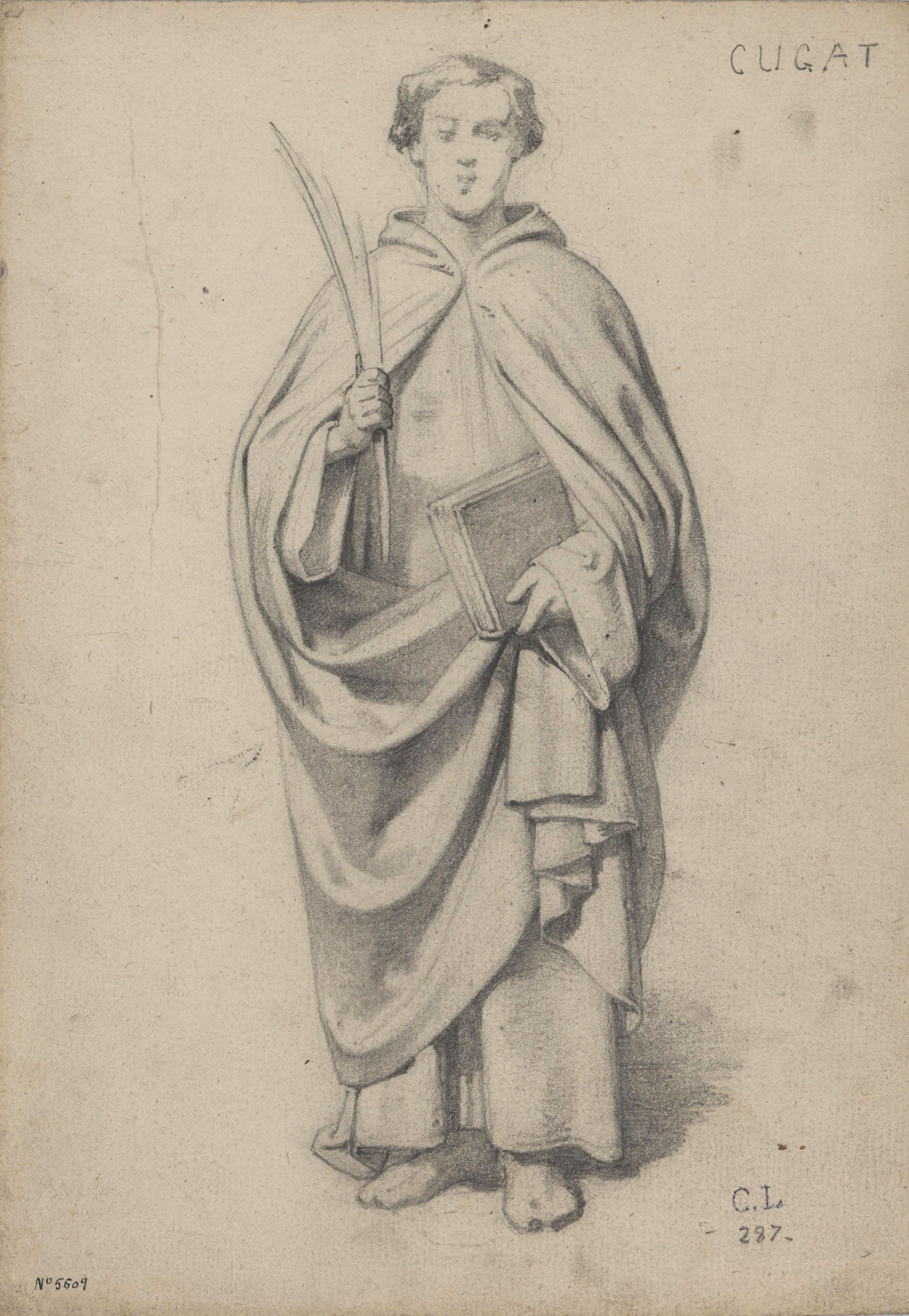 image for: Claudi Lorenzale - Sant Cugat - Cap a 1850-1870