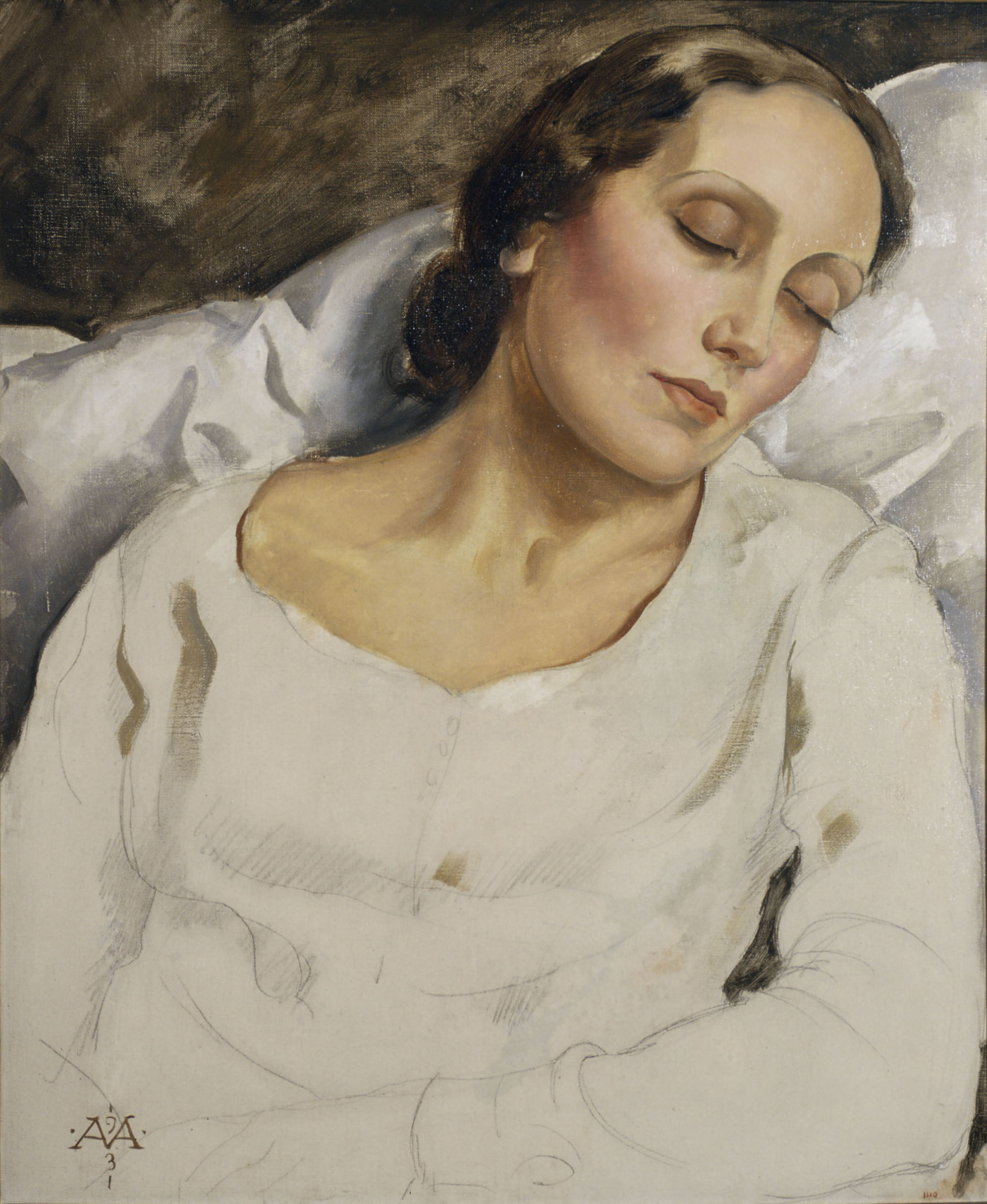 image for: Antoni Vila Arrufat - Retrat de Josefina Grau - Cap a 1931