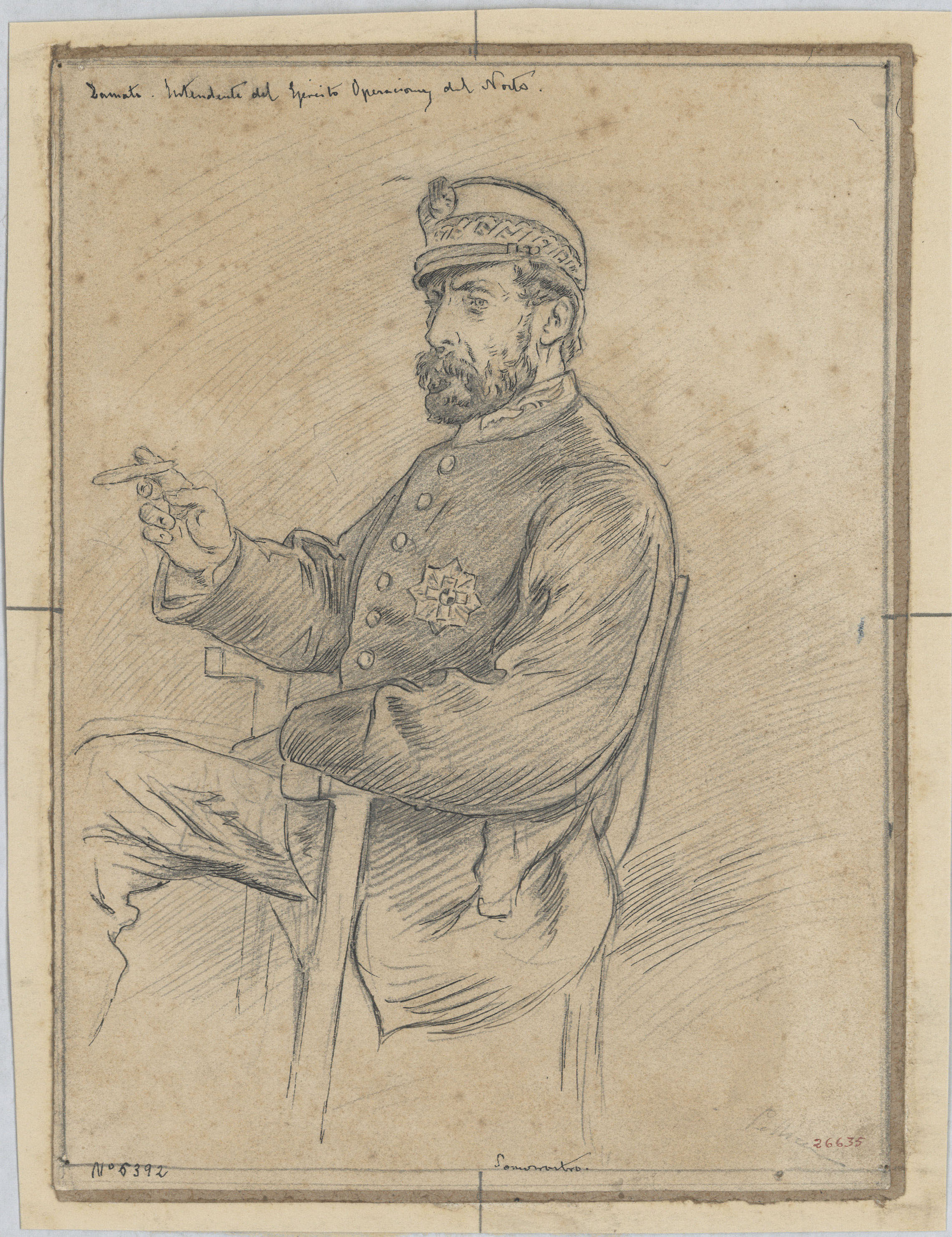 image for: Josep Lluís Pellicer - Retrat de Salvador Damato y Phillips - 1874