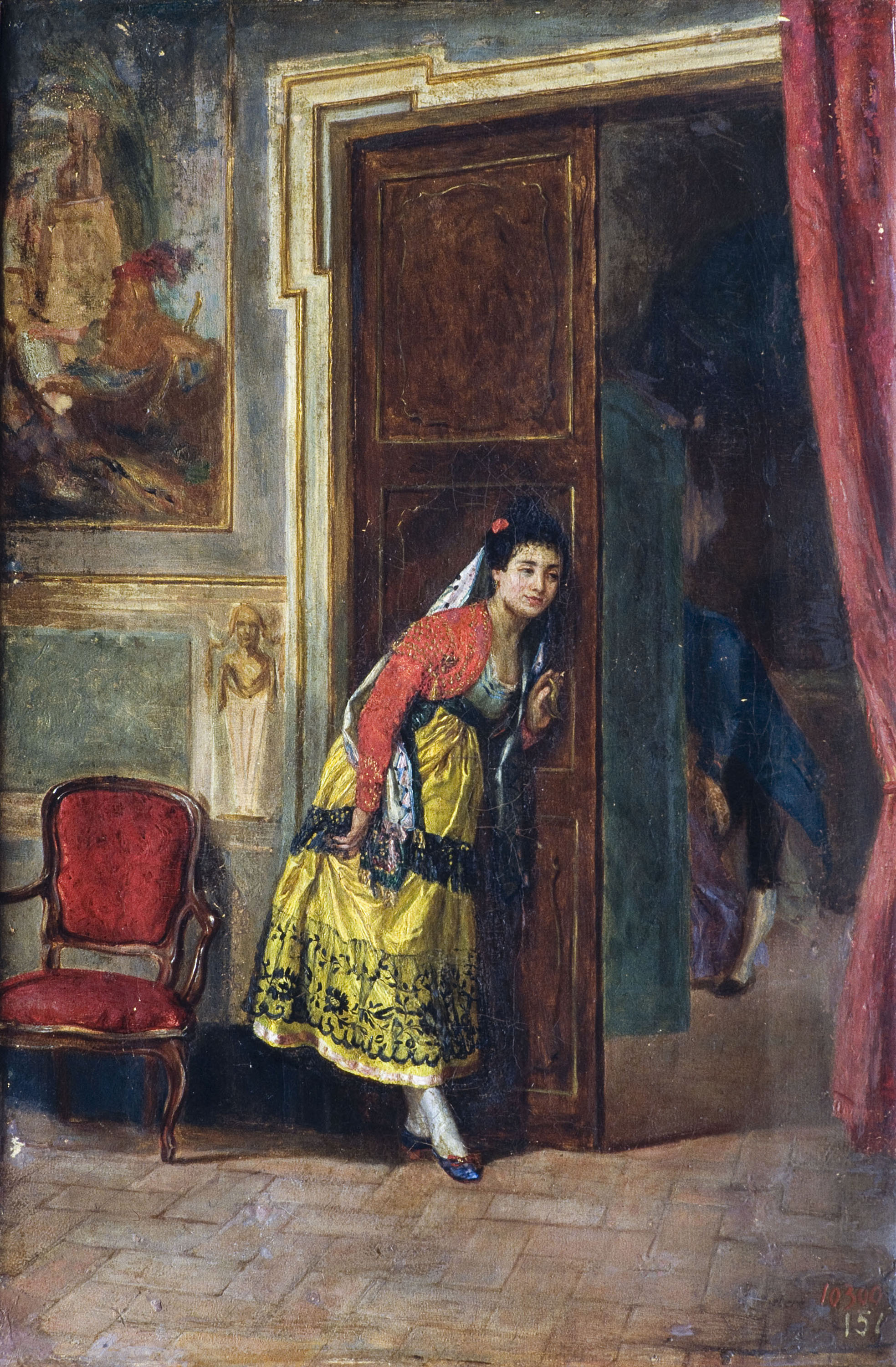 image for: Antoni de Sisteré - La indiscreta - 1872
