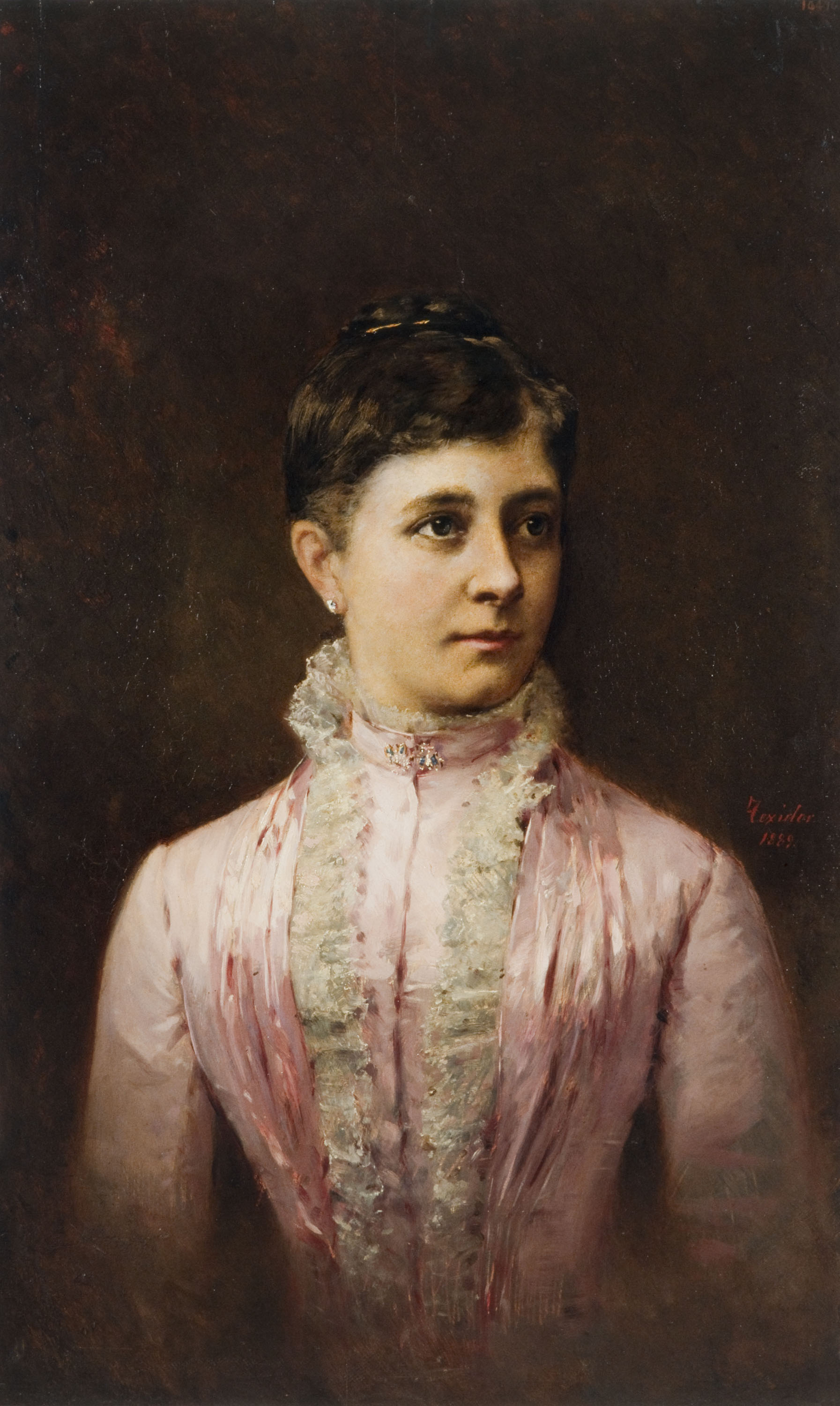 image for: Modest Teixidor - Retrat de la pintora Pepita Teixidor - 1889
