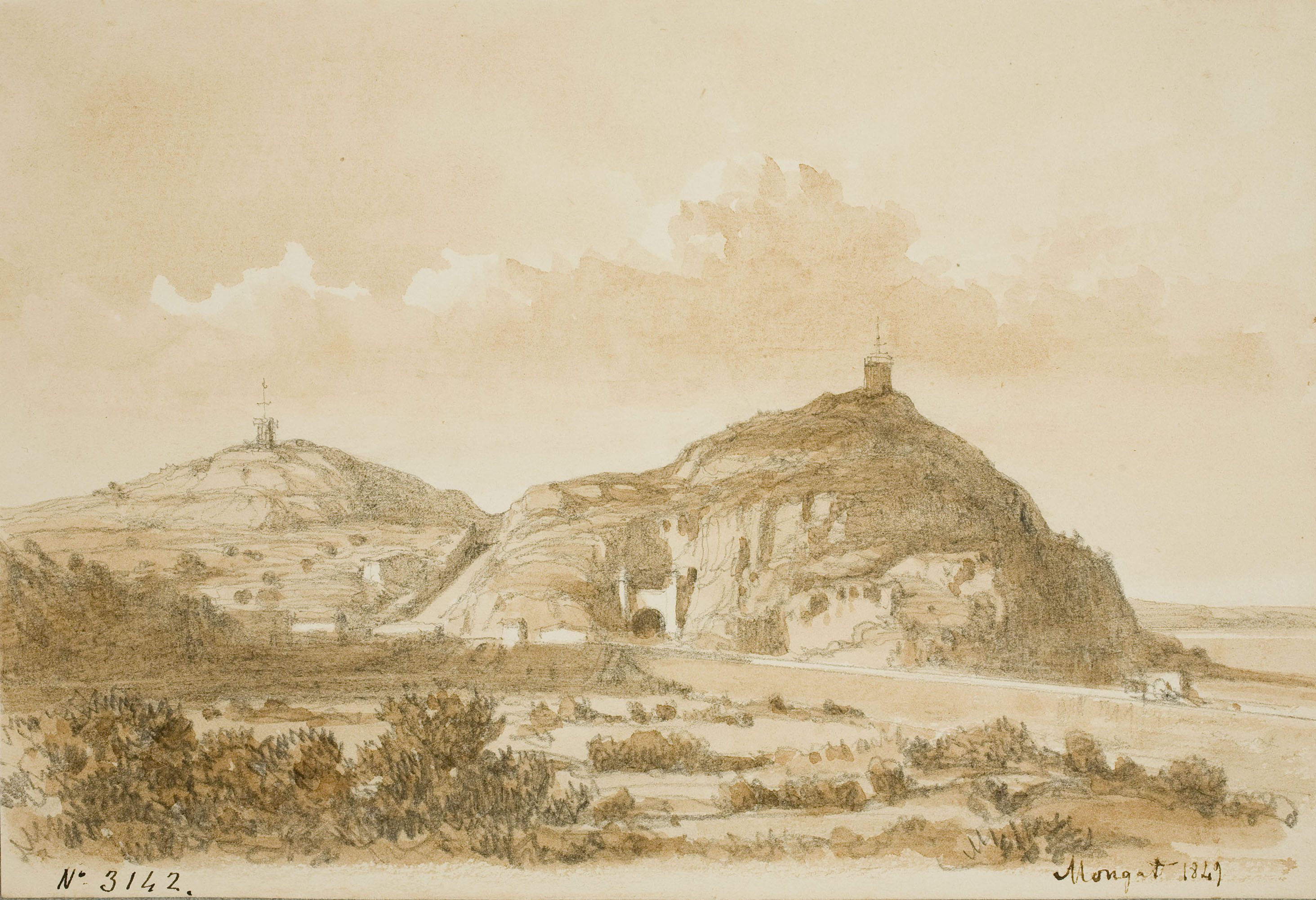 image for: Lluís Rigalt - Mongat [Montgat] - 1849