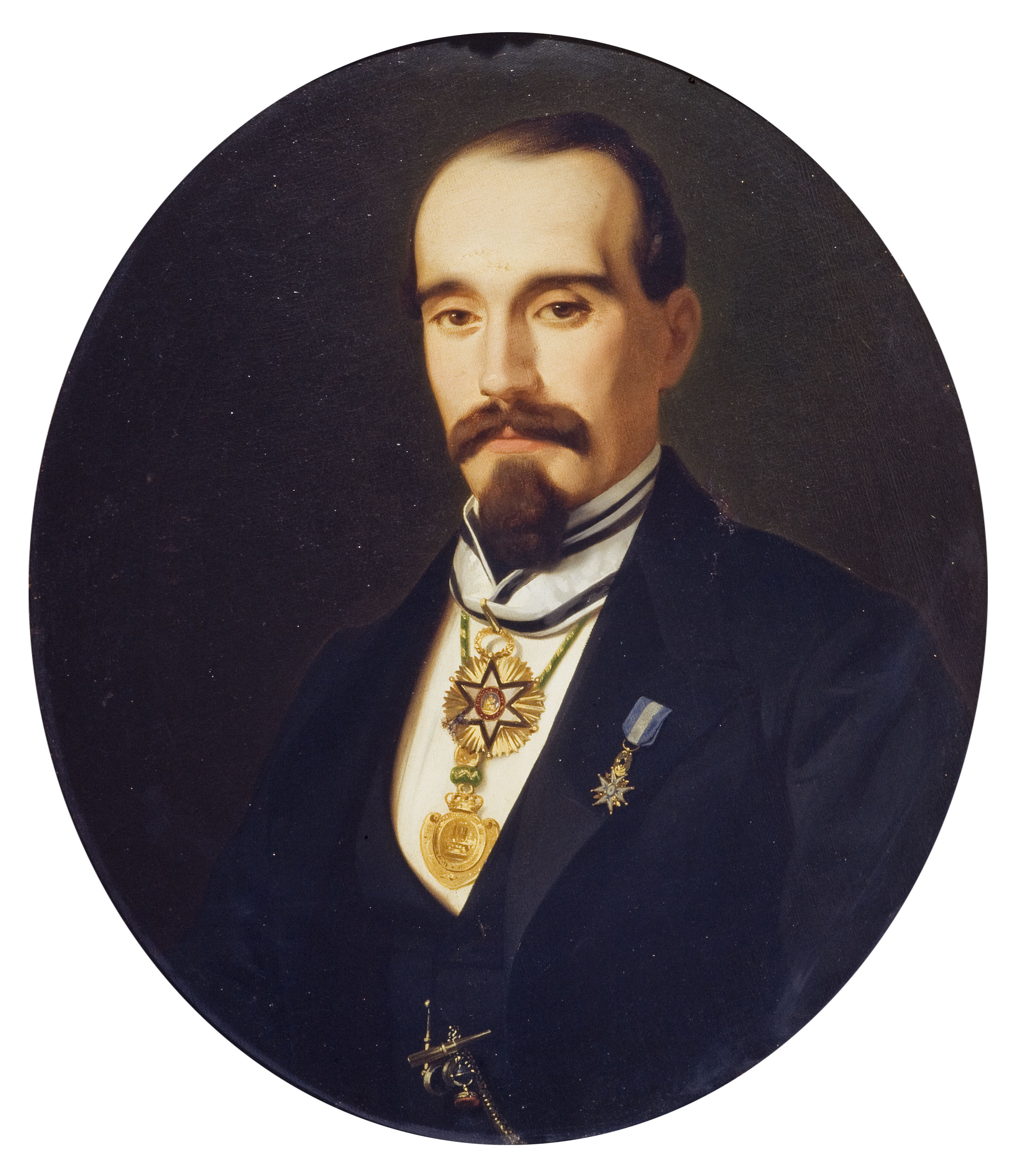 image for: Claudi Lorenzale - Retrat de Francisco del Villar Lozano - Cap a 1879