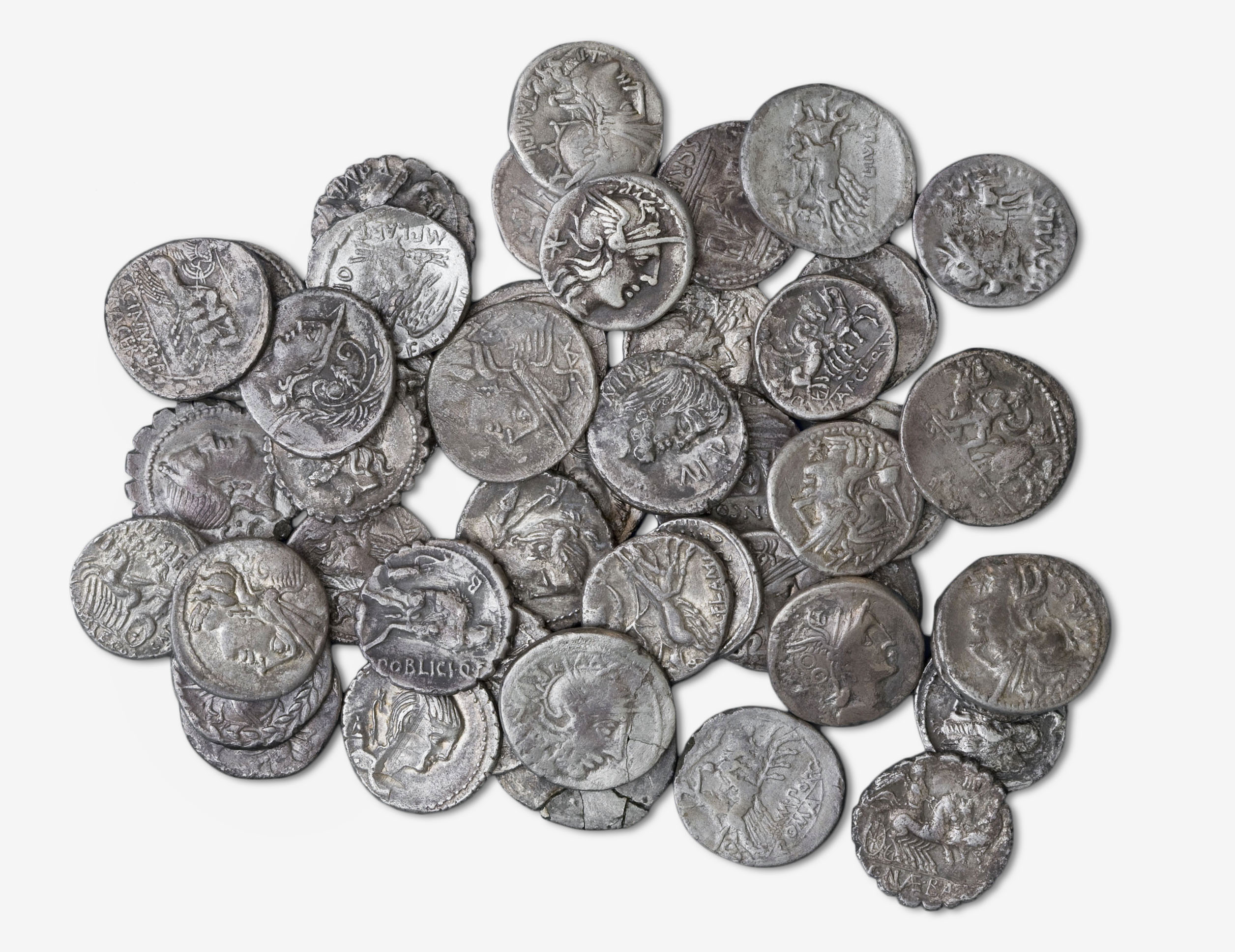 image for: República romana - Tresor de la cisterna 6 al sud de la neàpolis d&#039;Emporion -  206-54 aC