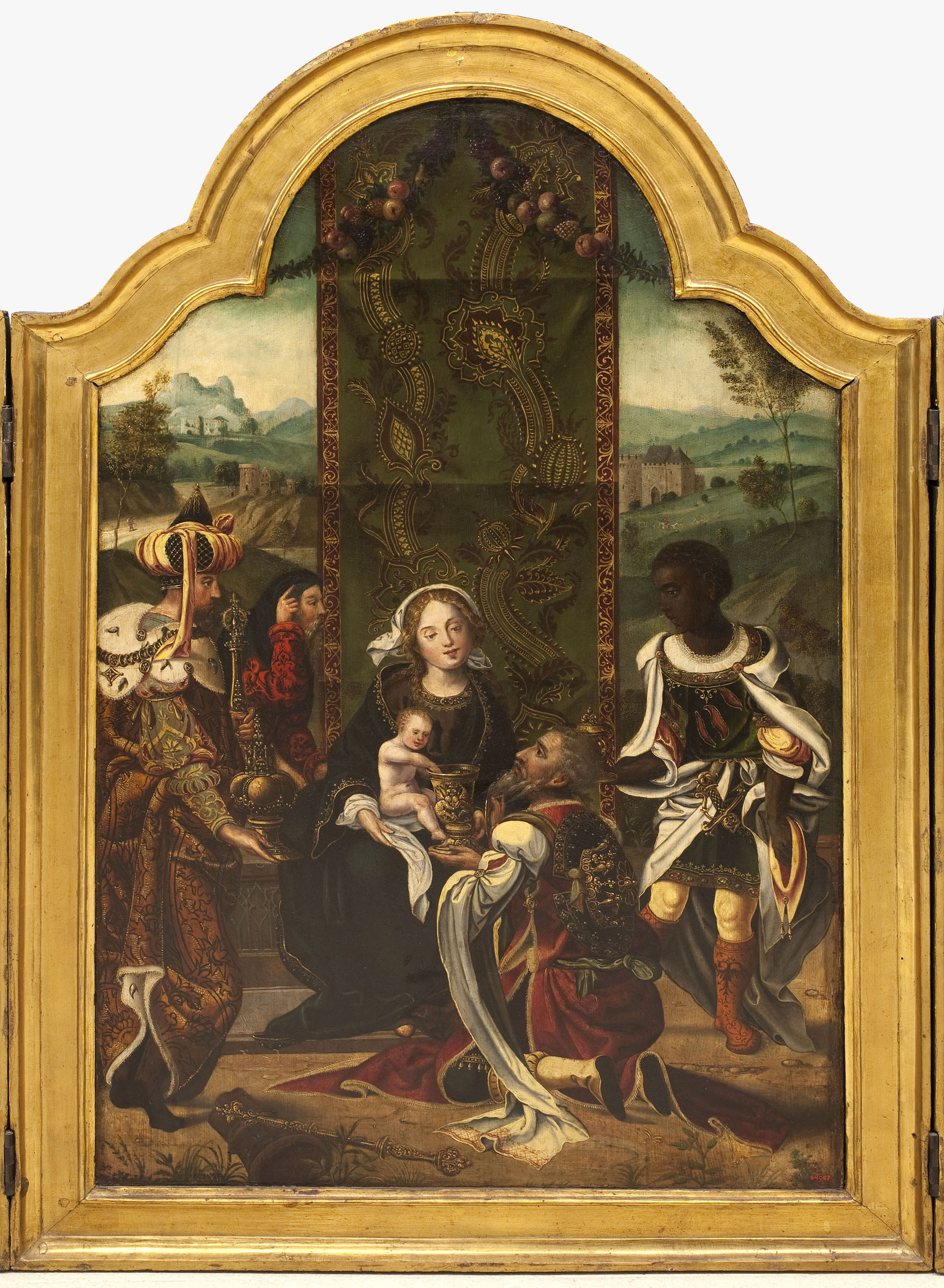 image for: Anònim - Adoració dels reis - Segle XVI