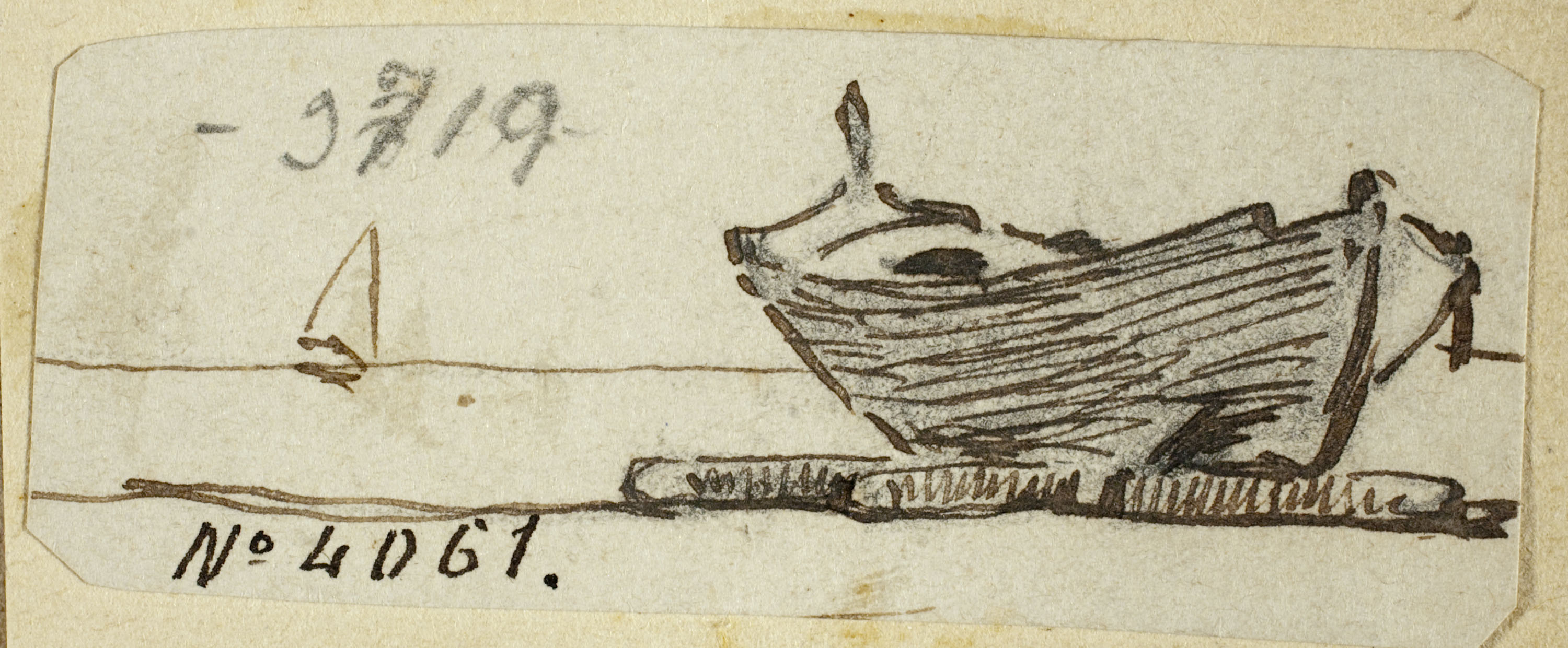 image for: Modest Urgell - Barca a la platja - Cap a 1864