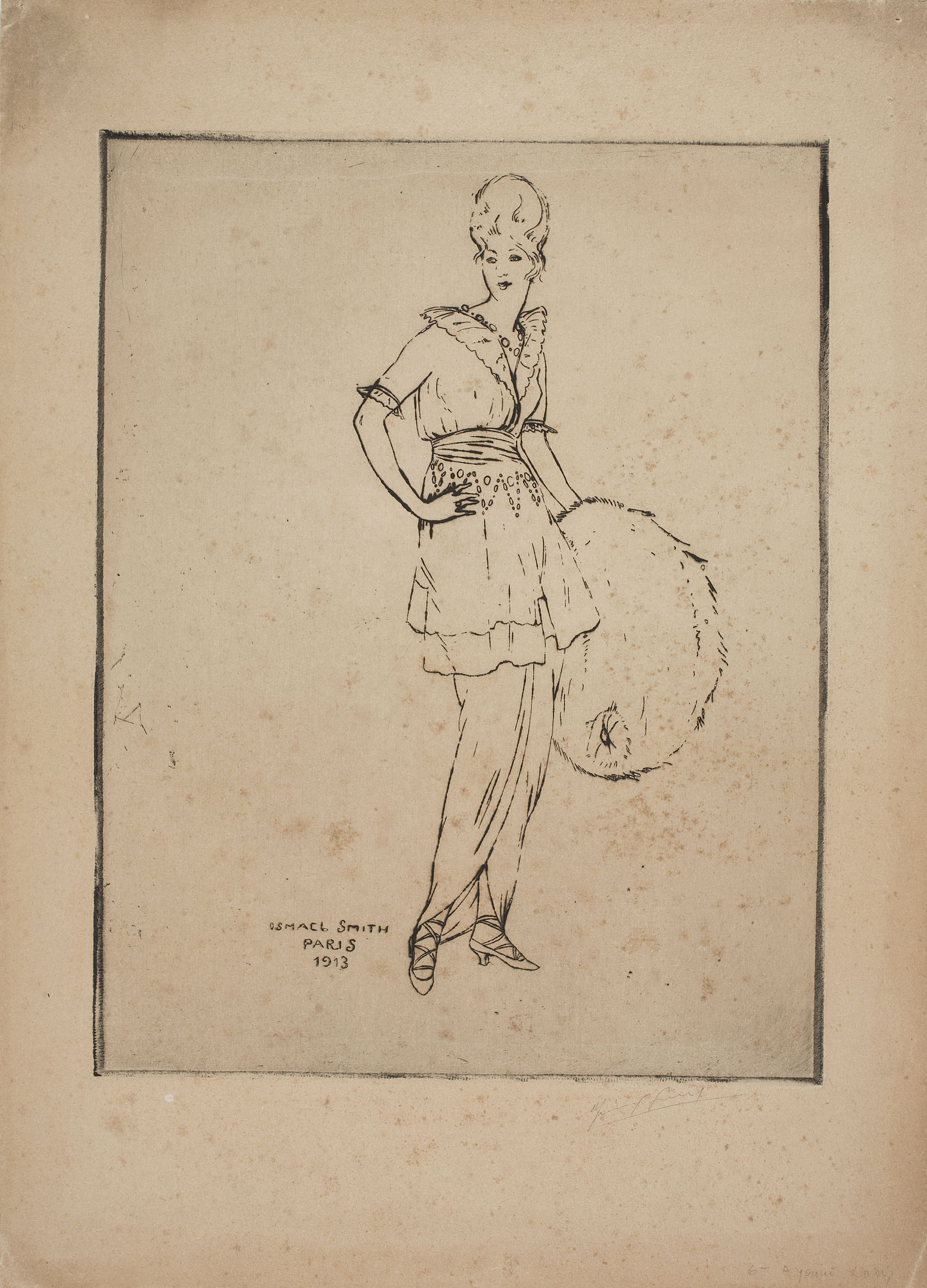 image for: Ismael Smith - A young lady - 1913