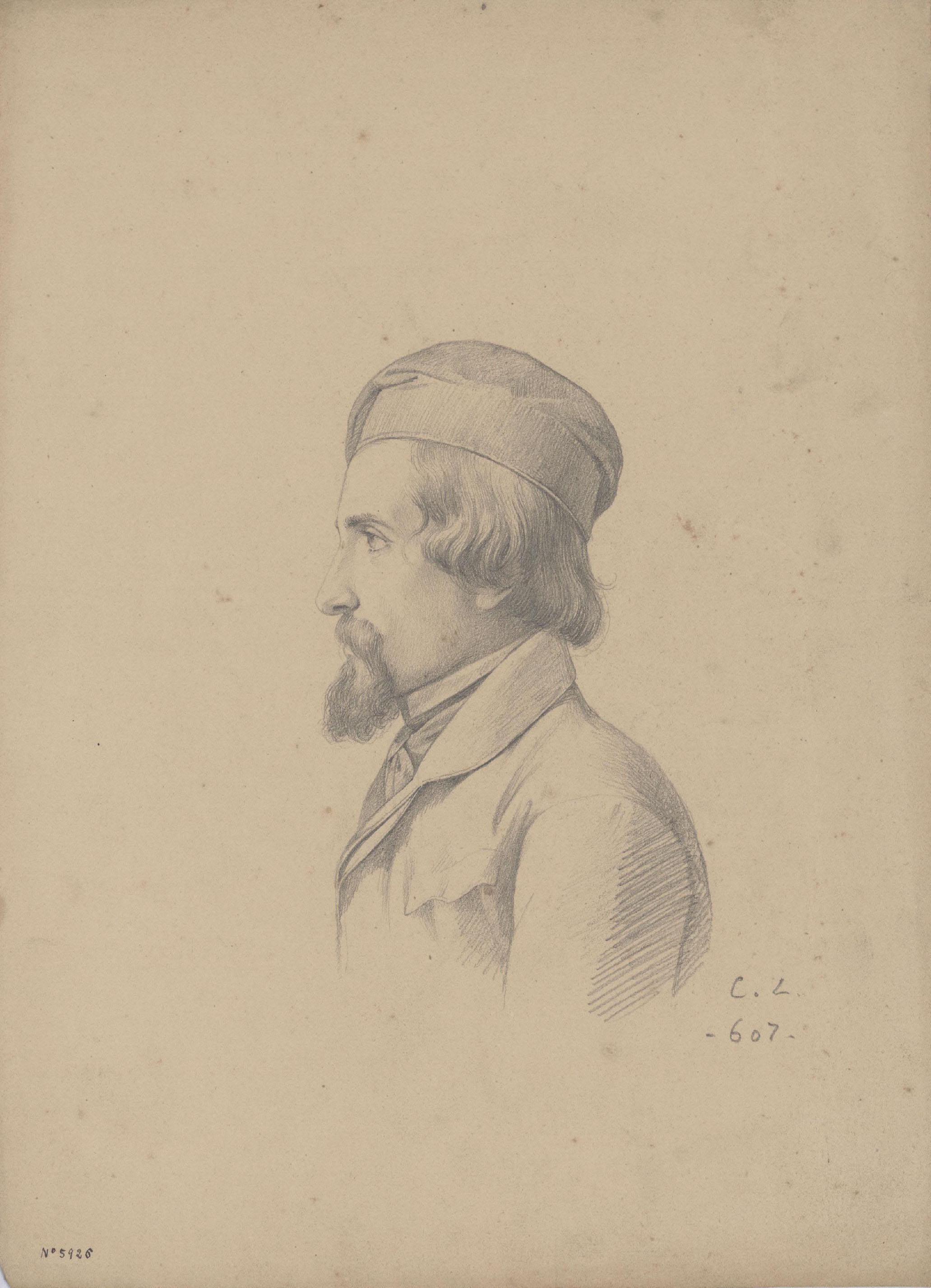 image for: Claudi Lorenzale - Autoretrat [?] - Cap a 1840