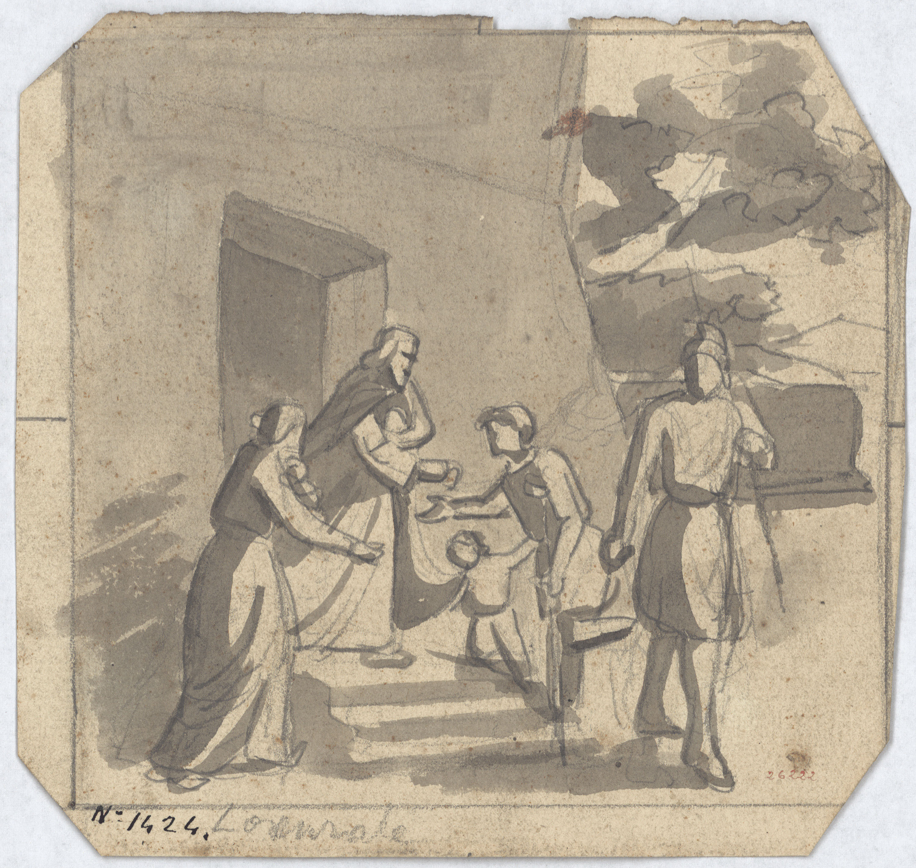 image for: Claudi Lorenzale - Episodi bíblic - Cap a 1840-1860