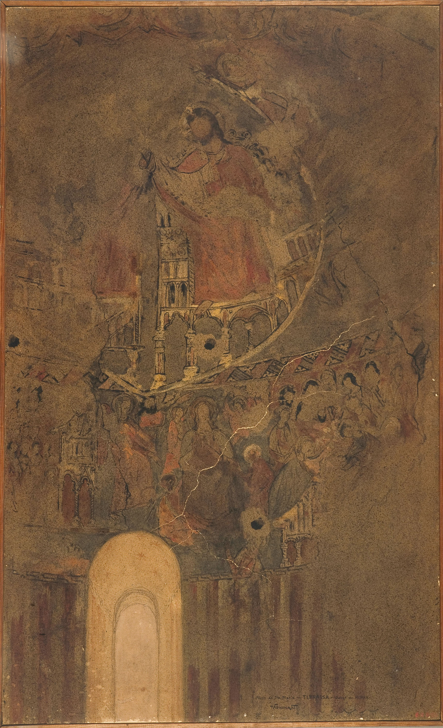 image for: Joan Vallhonrat - Reproducció de les pintures de l&#039;absis de Santa Maria de Terrassa - 1920