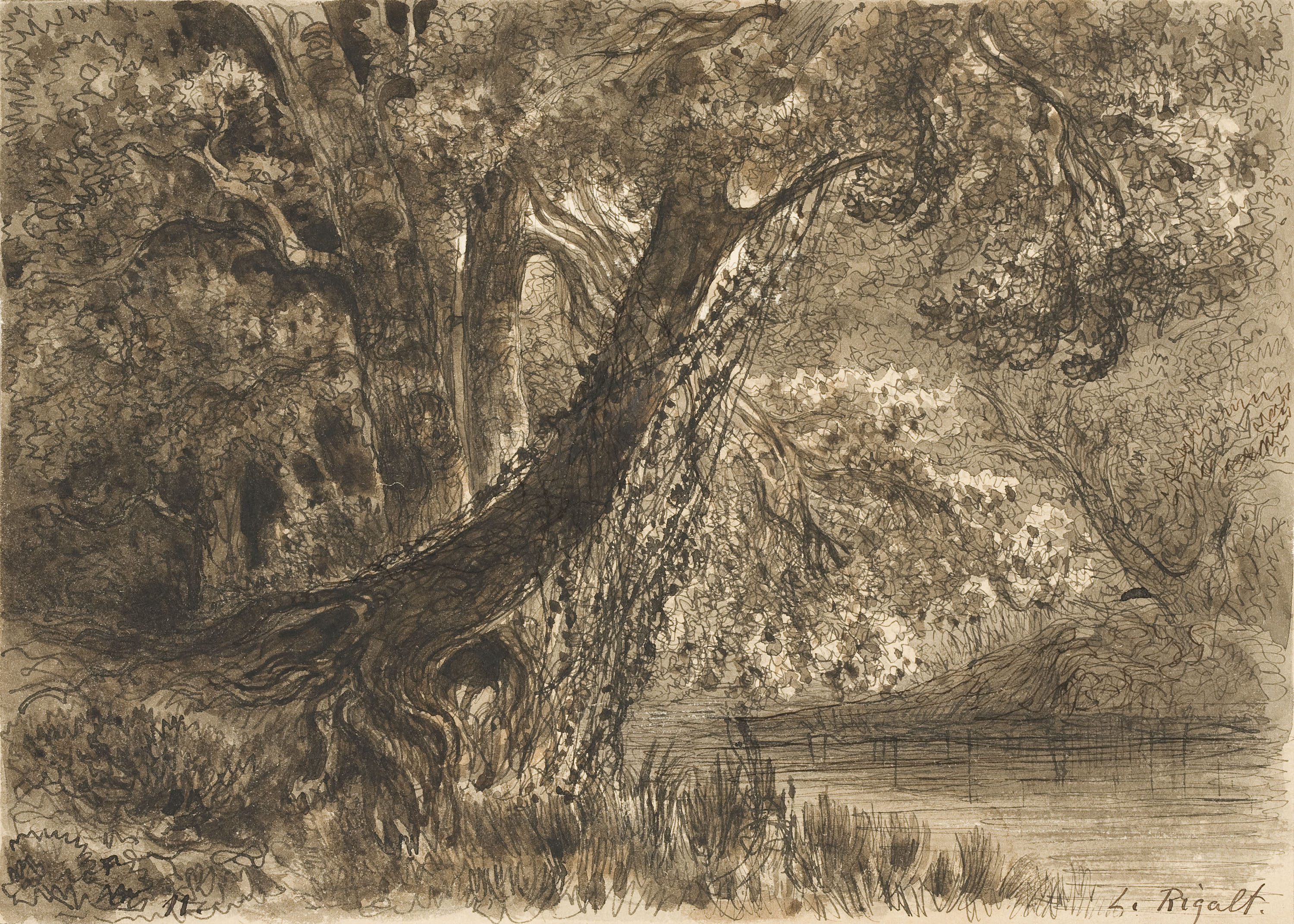 image for: Lluís Rigalt - Paisatge - Cap a 1874