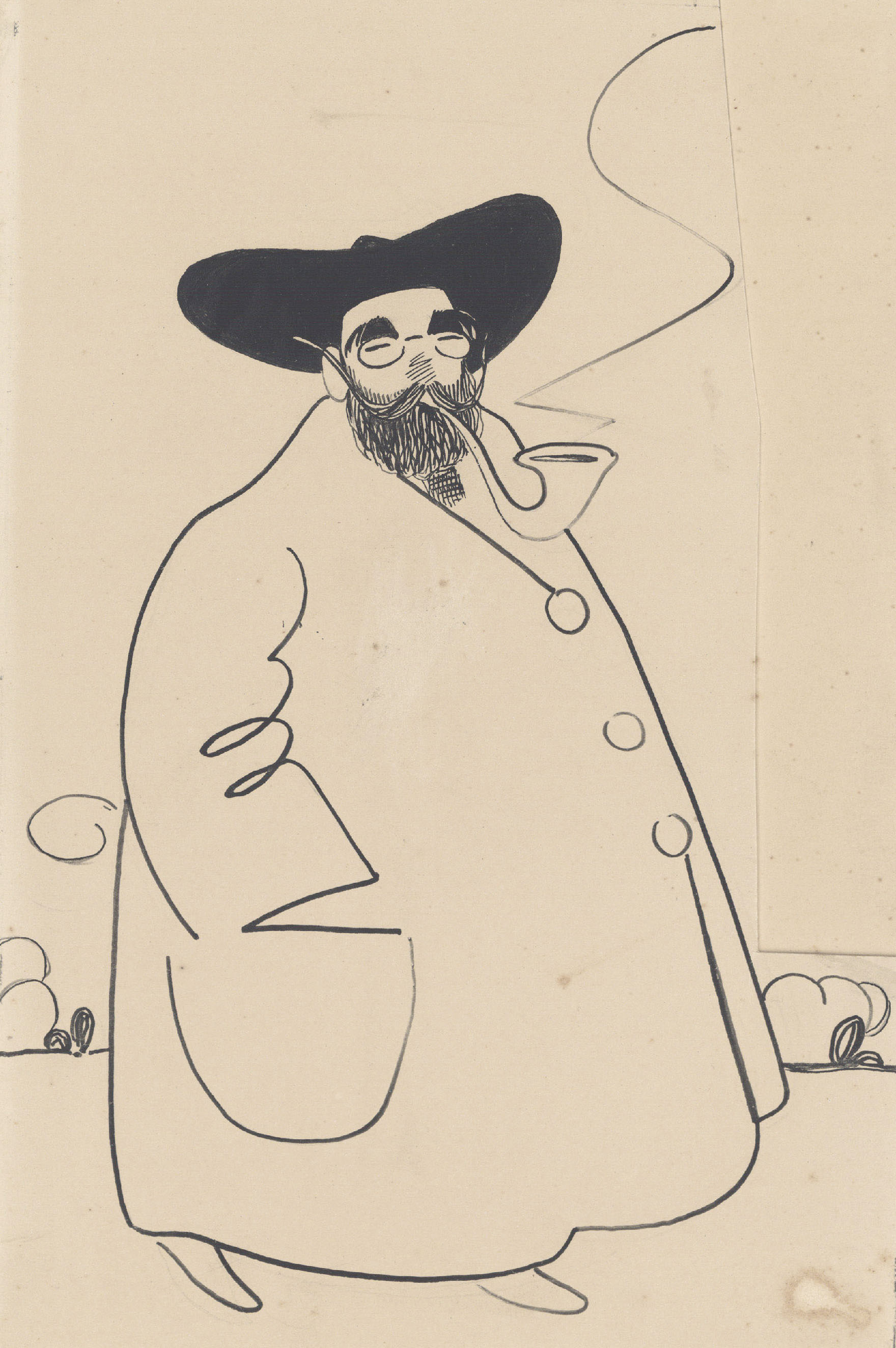 image for: Lluís Bagaria Bou - Caricatura de Ramon Casas - Primera meitat del segle XX