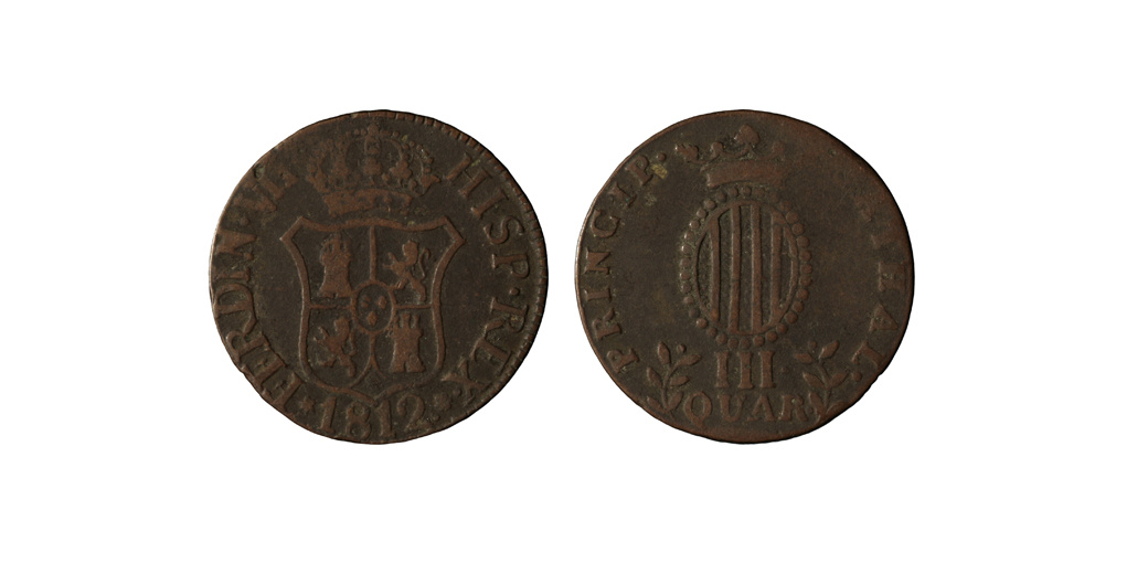 image for: Ferran VII d&#039;Espanya - 3 quartos - 1812