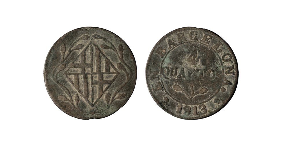 image for: Ocupació francesa - 4 quartos - 1813