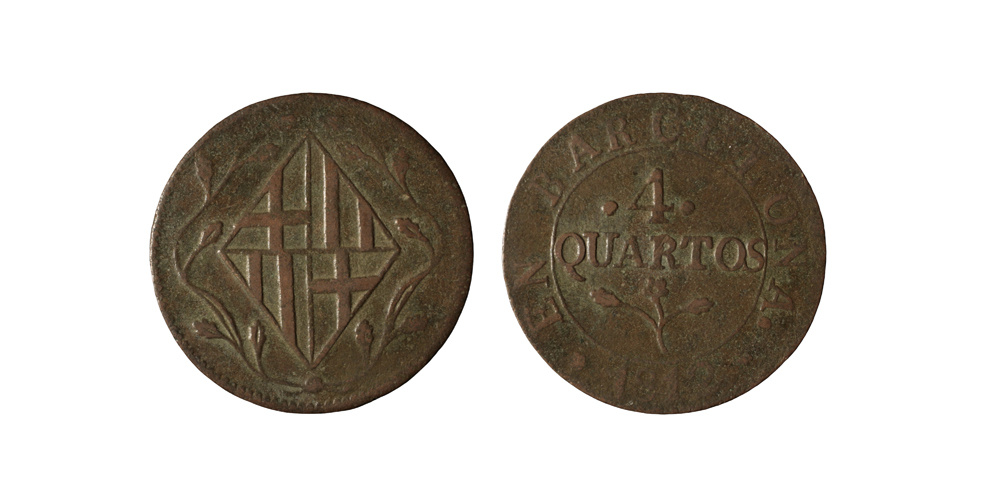 image for: Ocupació francesa - 4 quartos - 1812