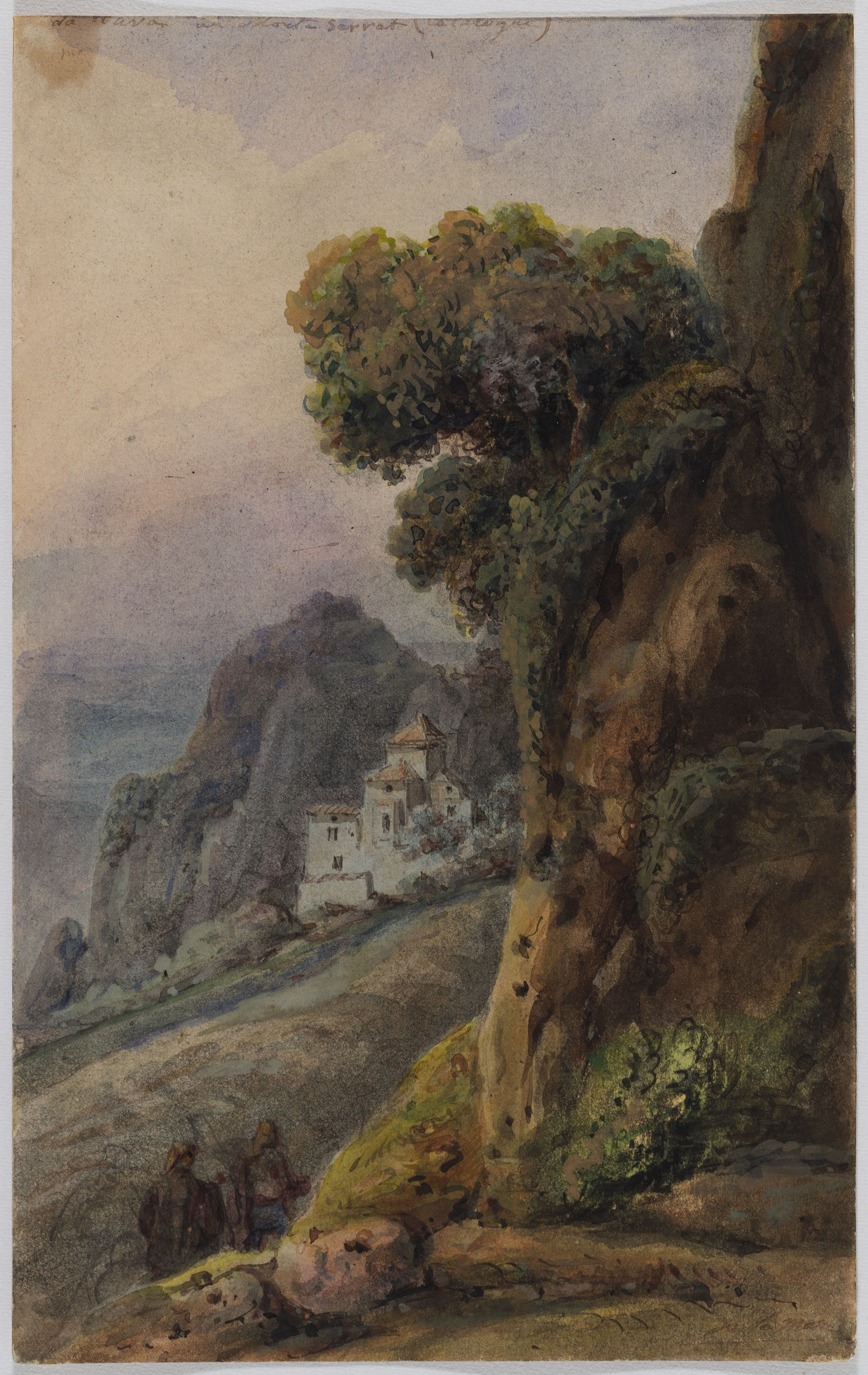 image for: Adolphe Hedwige Alphonse Delamare - Capella de la Santa Cova a Montserrat - 1 de setembre de 1826