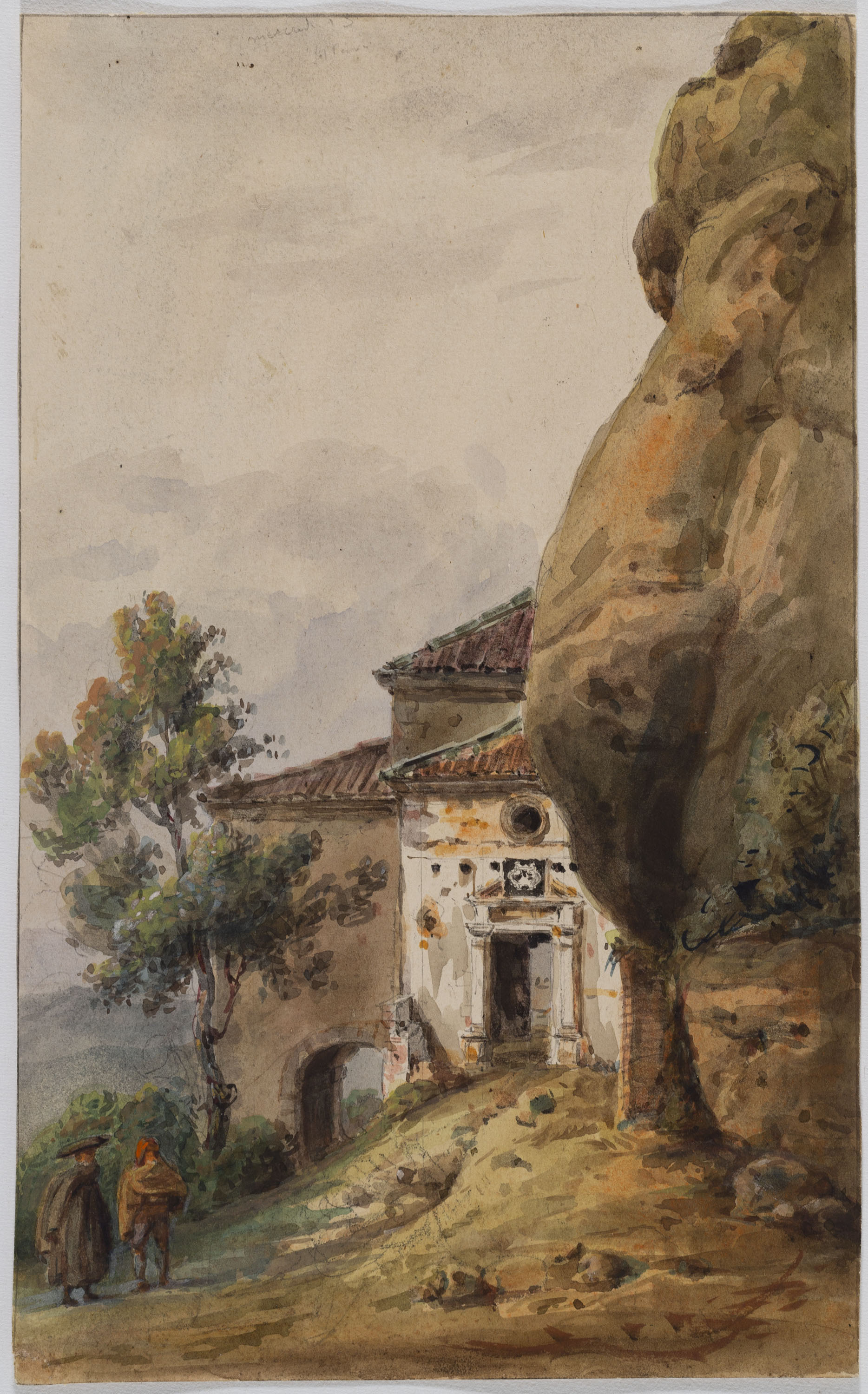 image for: Adolphe Hedwige Alphonse Delamare - Capella de la Santa Cova de Montserrat - Setembre de 1826