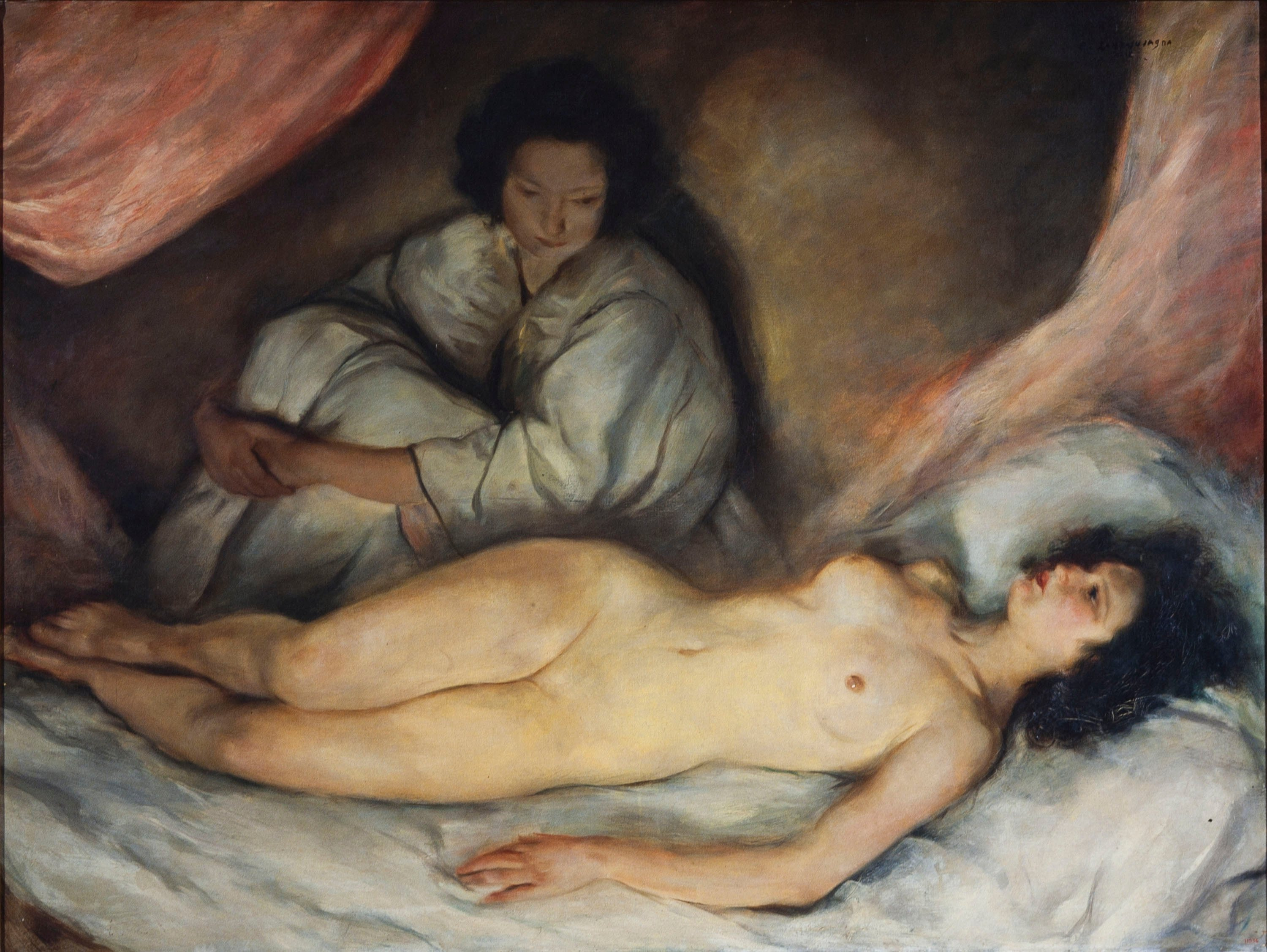 image for: Ernest Santasusagna - Hipòlita i Delfina - 1929