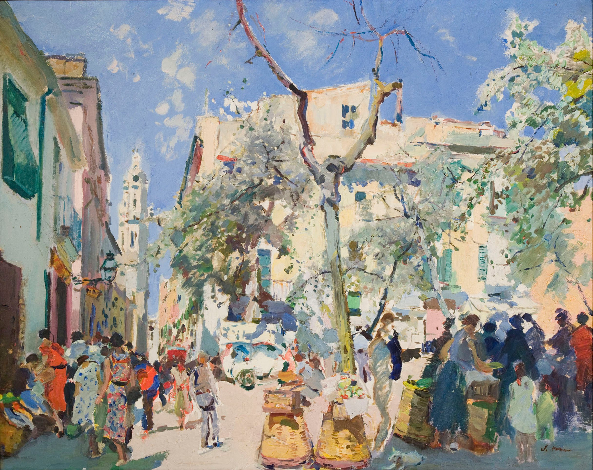 image for: Joaquim Mir - Mercat en temps de guerra - Cap a 1936-1938