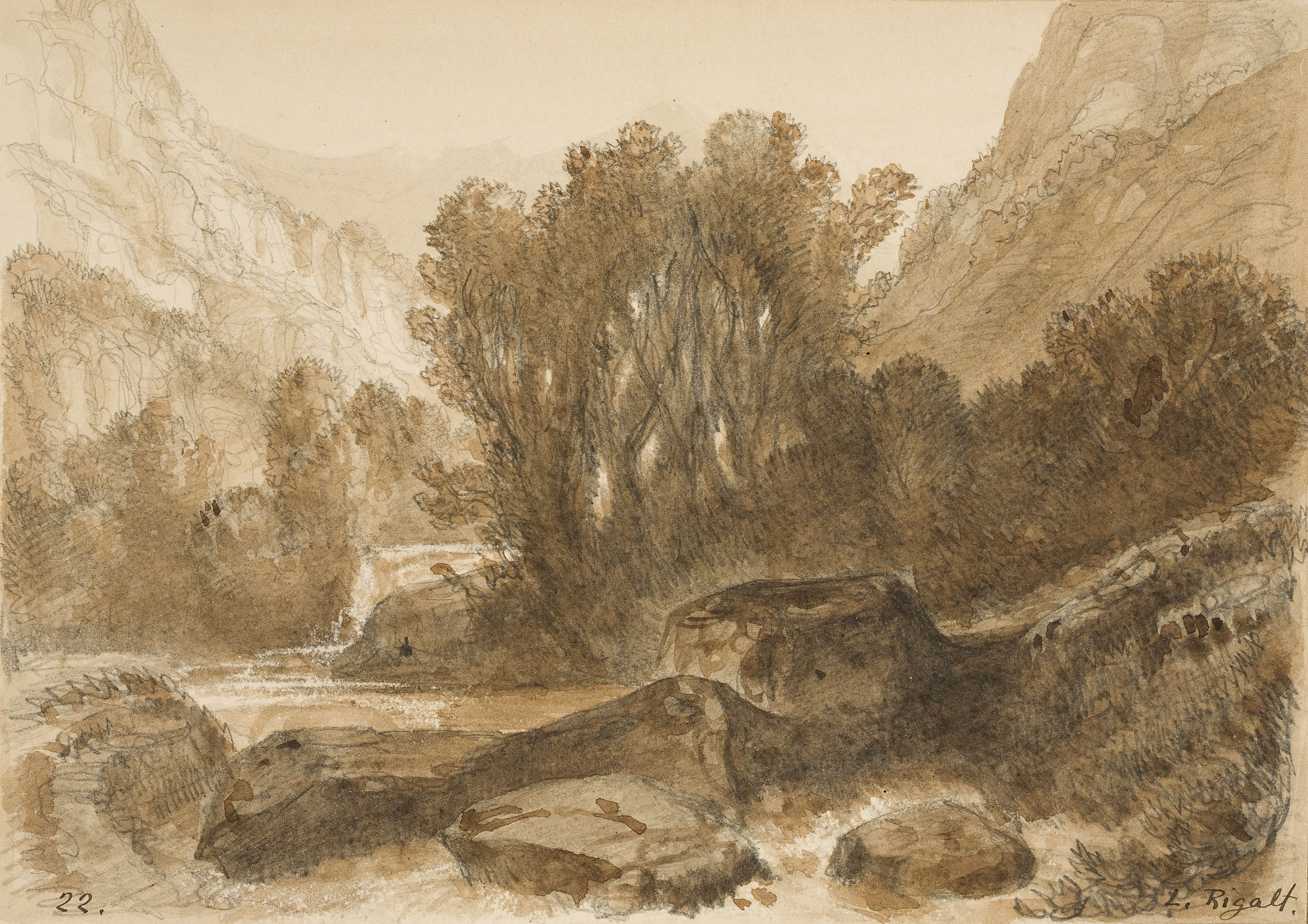 image for: Lluís Rigalt - Paisatge - Cap a 1874