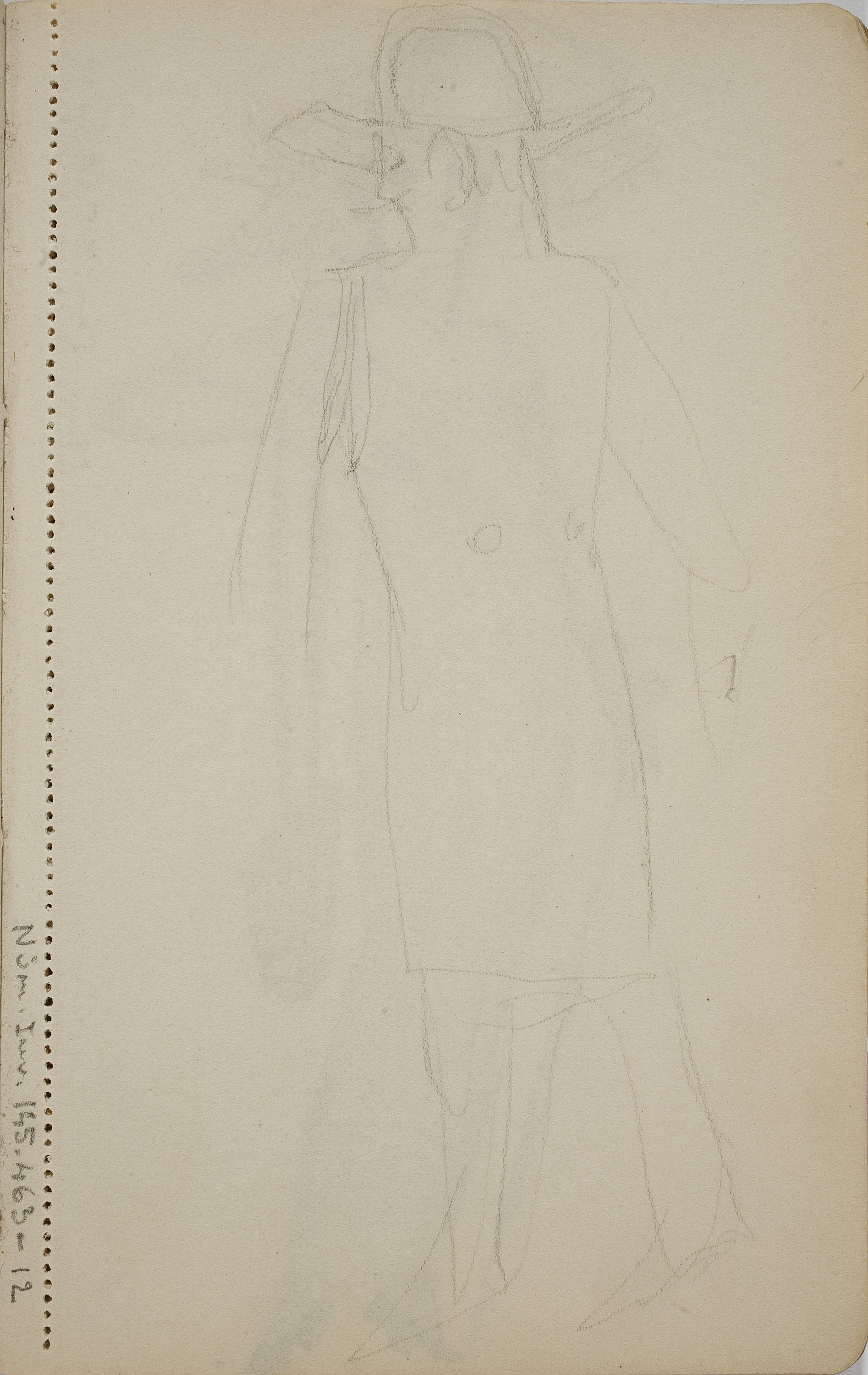 image for: Ismael Smith - Croquis de figura masculina - Cap a 1909-1916