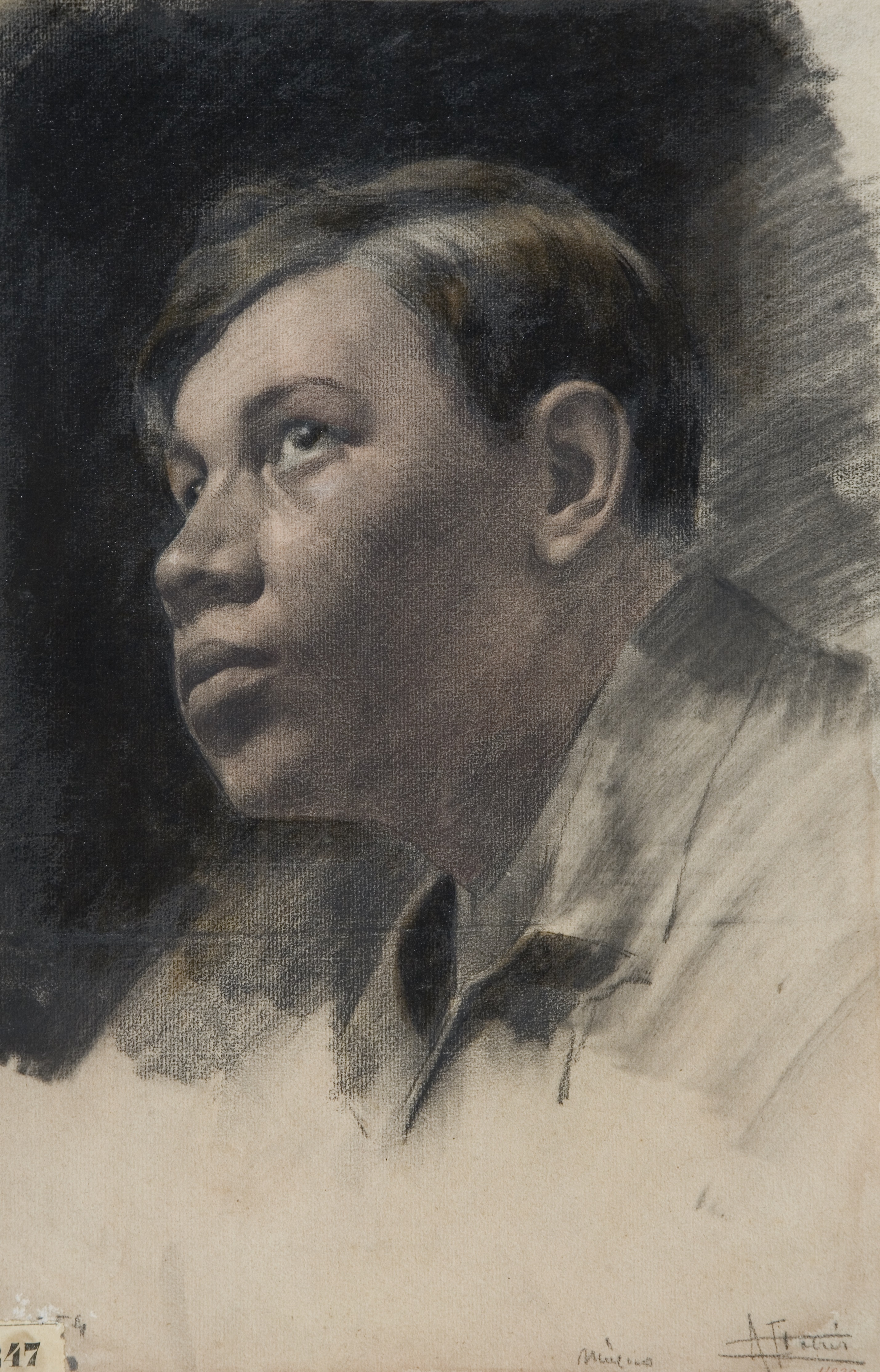 Retrat del pintor Diego Rivera, Antoni Fabrés, cap a 1902-1906