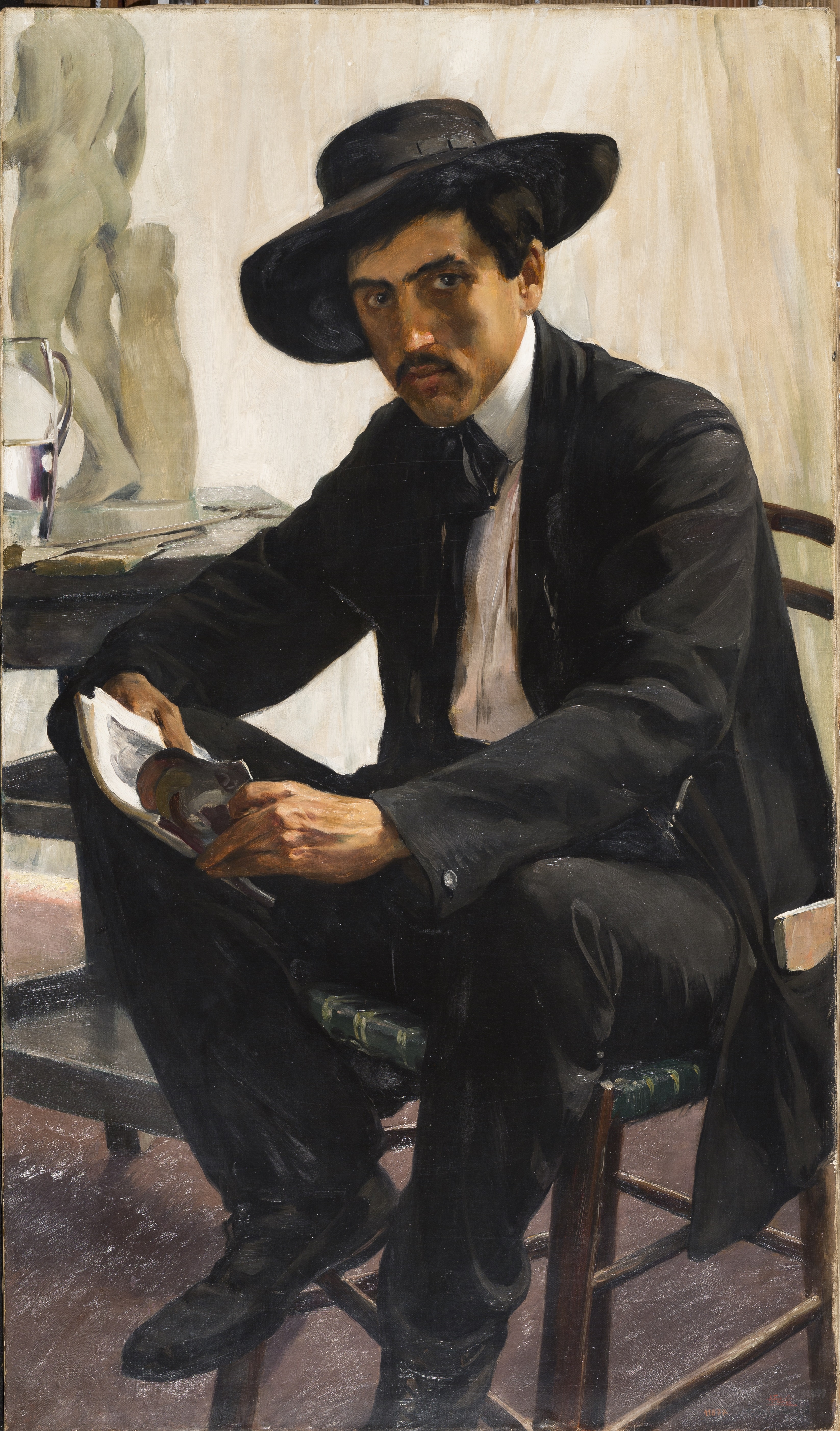 L’estudiant. Retrat del pintor Saturnino Herrán, Antoni Fabrés, 1908