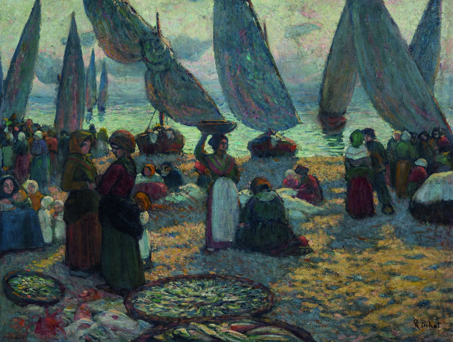 Ramon Pichot, Retorn de les barques, c.1910. Artur Ramon Art, Barcelona. ©Josep Casanova