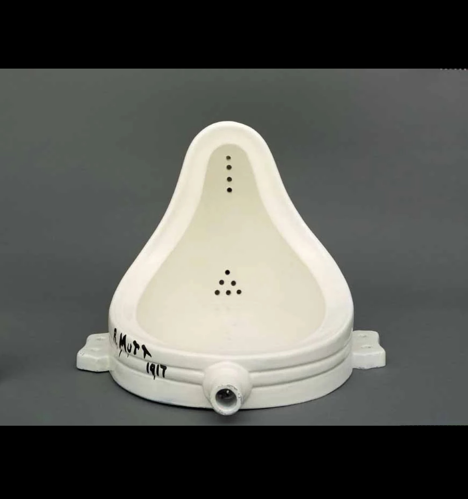 Font, Marcel Duchamp, 1917