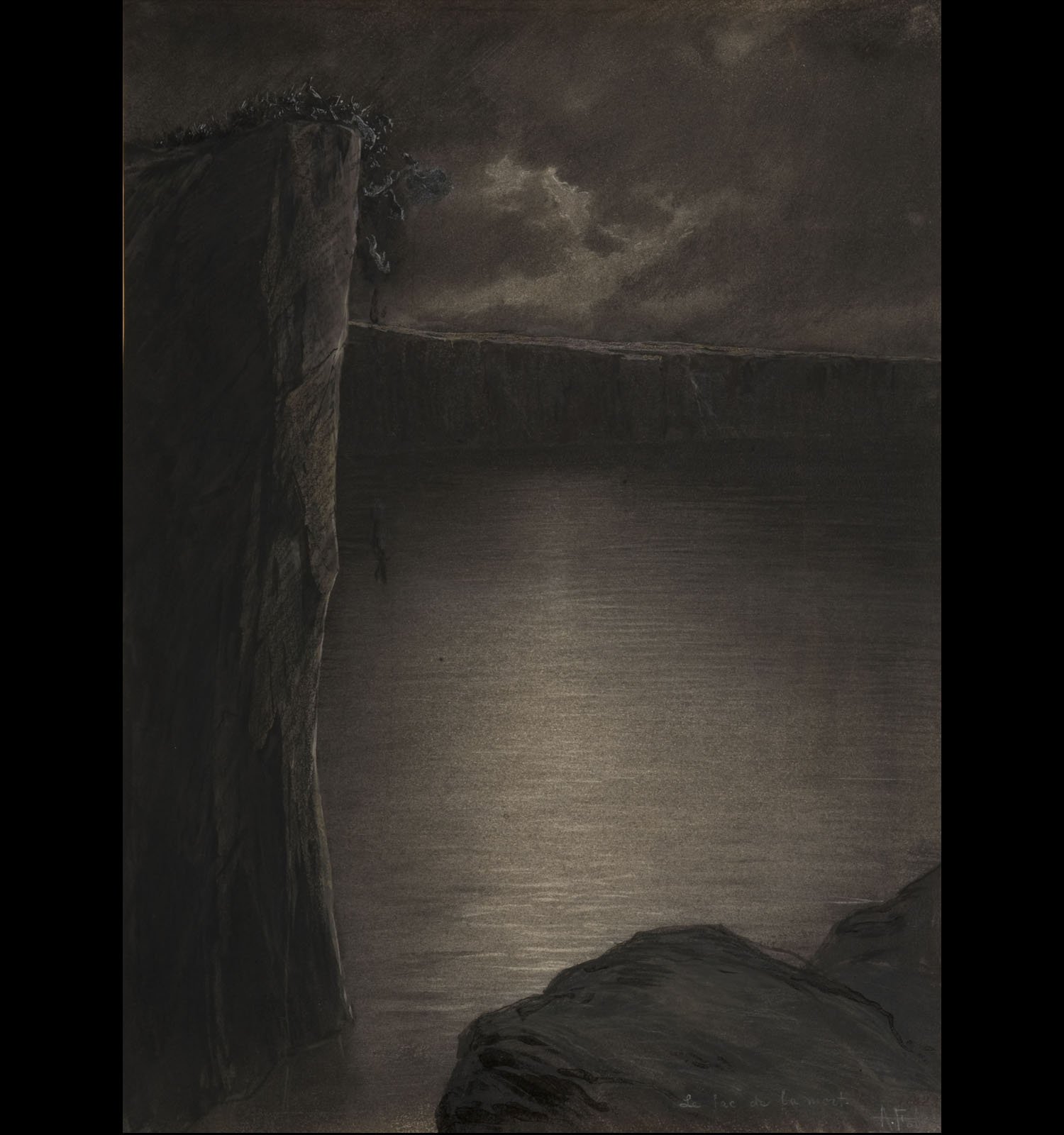 Antoni Fabrés, Le lac de la mort