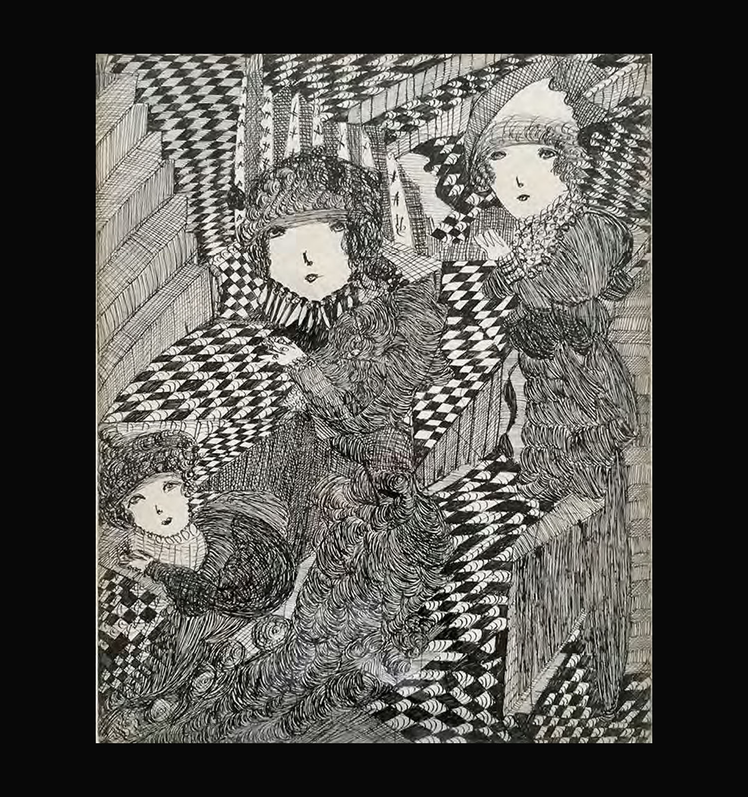 Madge Gill, sense títol, c. 1940