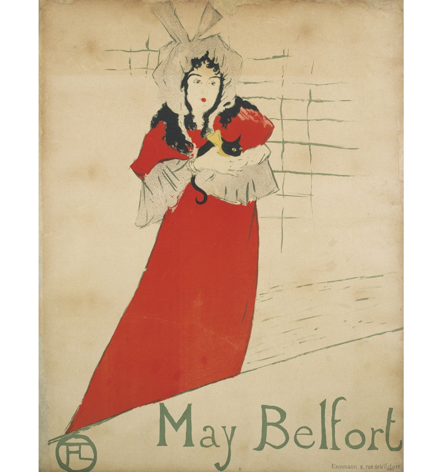 May Belfort, Henri de Toulouse-Lautrec, 1895