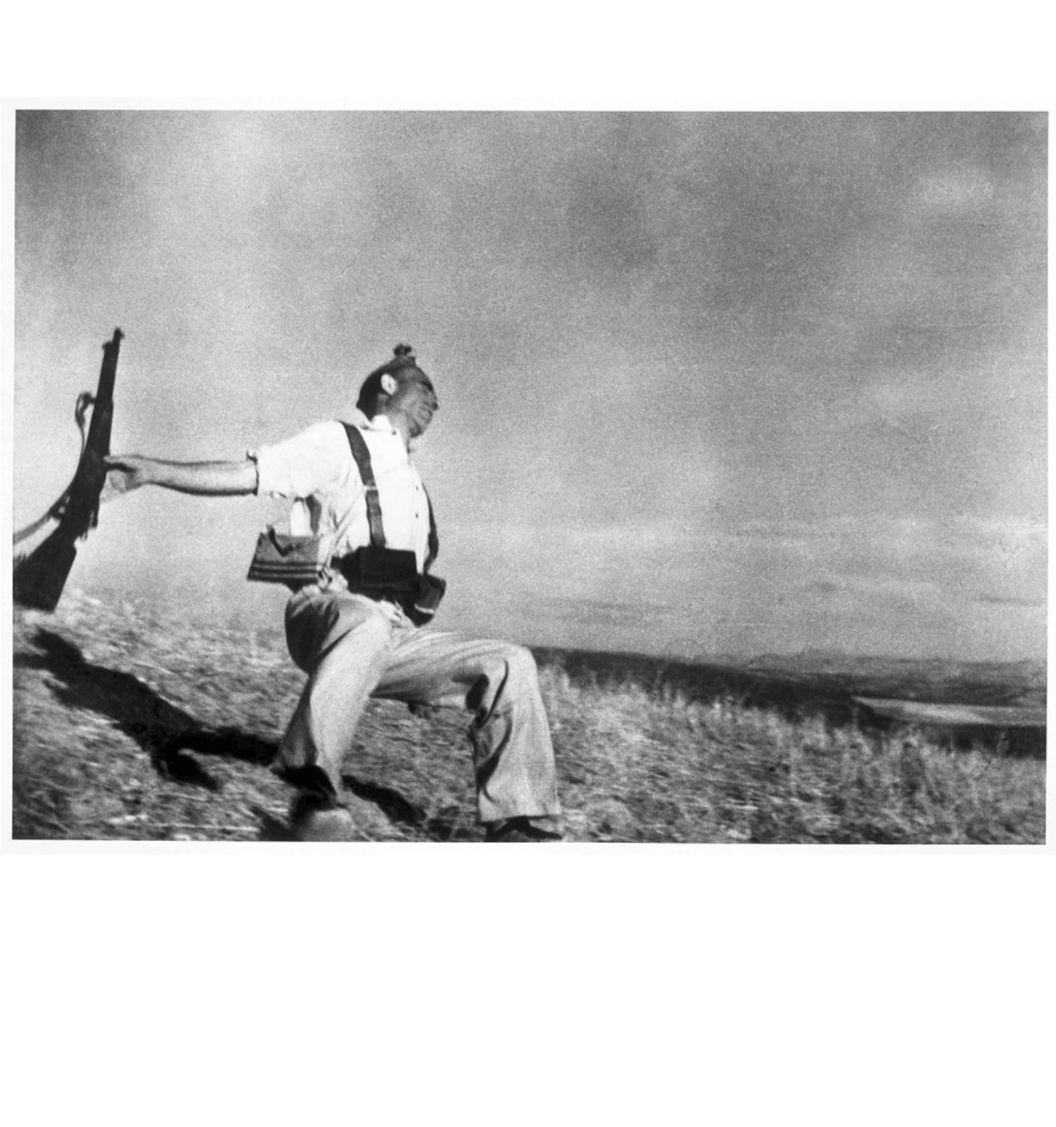 Mort d&#039;un milicià, Robert Capa, 1936