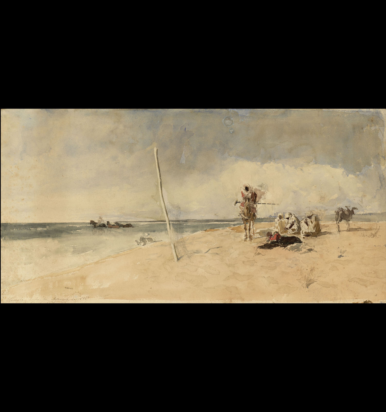Marià Fortuny, Platja africana